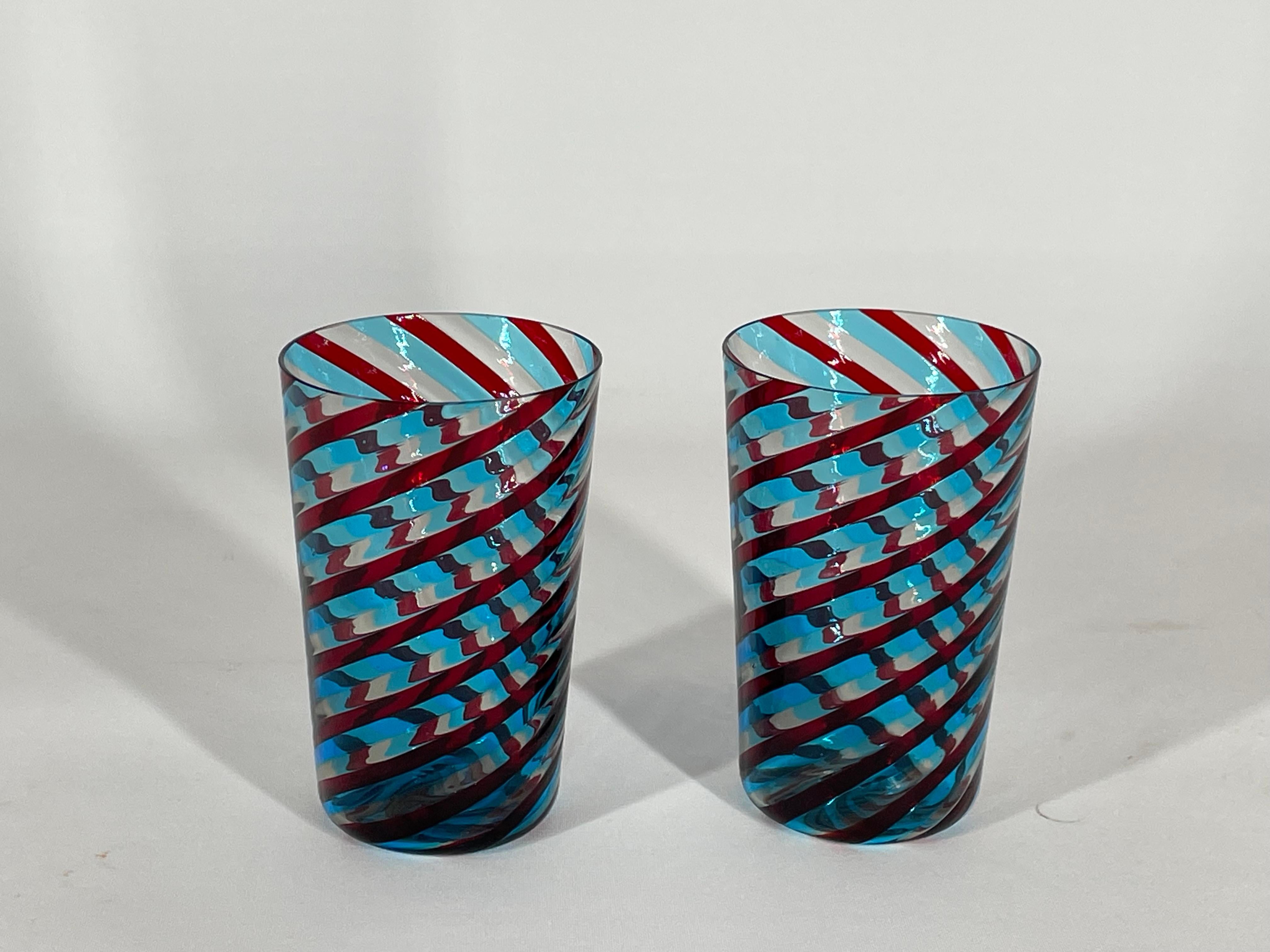 GOTO-Glas 'PIERA' Farbe 3  aus Muranoglas von Eros Raffael (Arts and Crafts) im Angebot