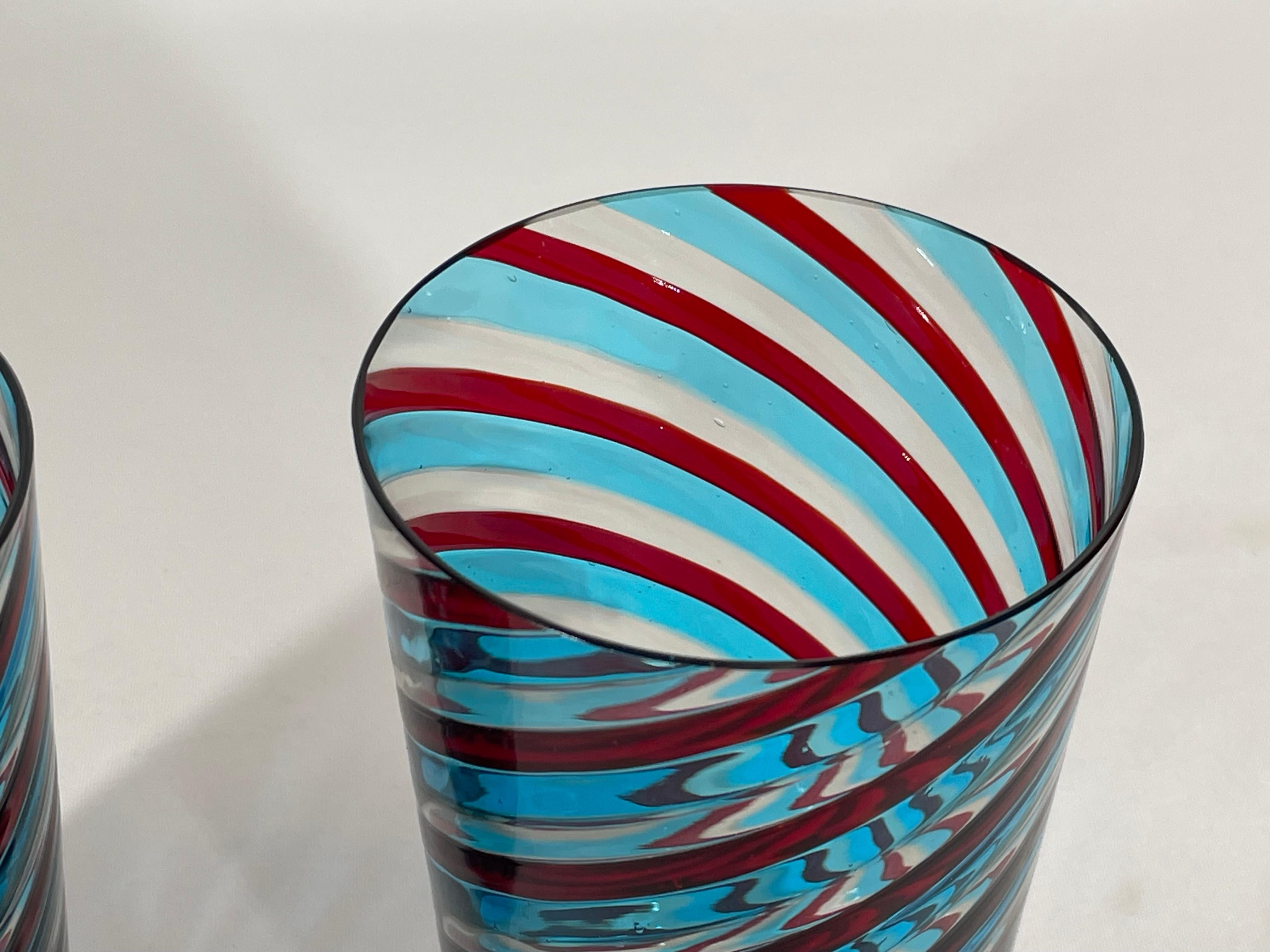 GOTO-Glas 'PIERA' Farbe 3  aus Muranoglas von Eros Raffael (Handgefertigt) im Angebot