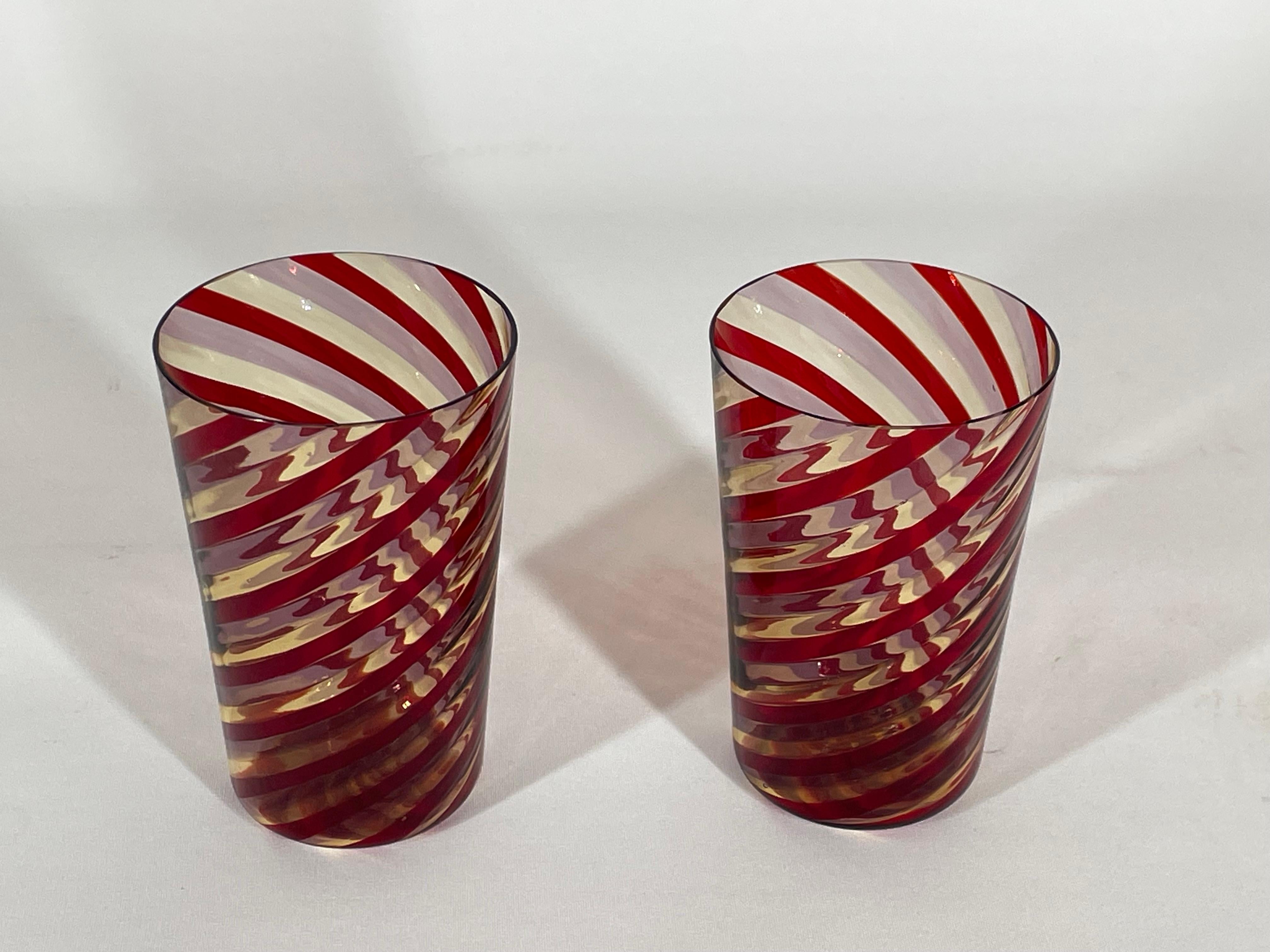 GOTO Glas 'PIERA' Farbe 4  aus Muranoglas von Eros Raffael (Arts and Crafts) im Angebot