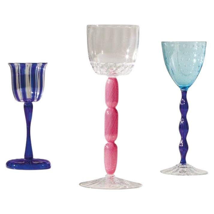 "Lunettes sur scène" Venini, dis. Alessandro Mendini, Murano 1993-95 en vente