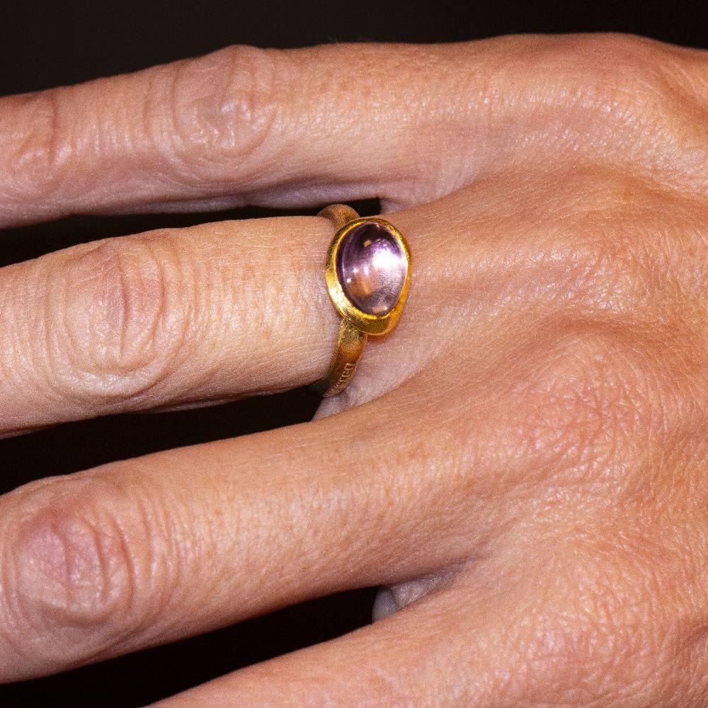 BICEGO FRAME Ring with Amethyst For Sale 2