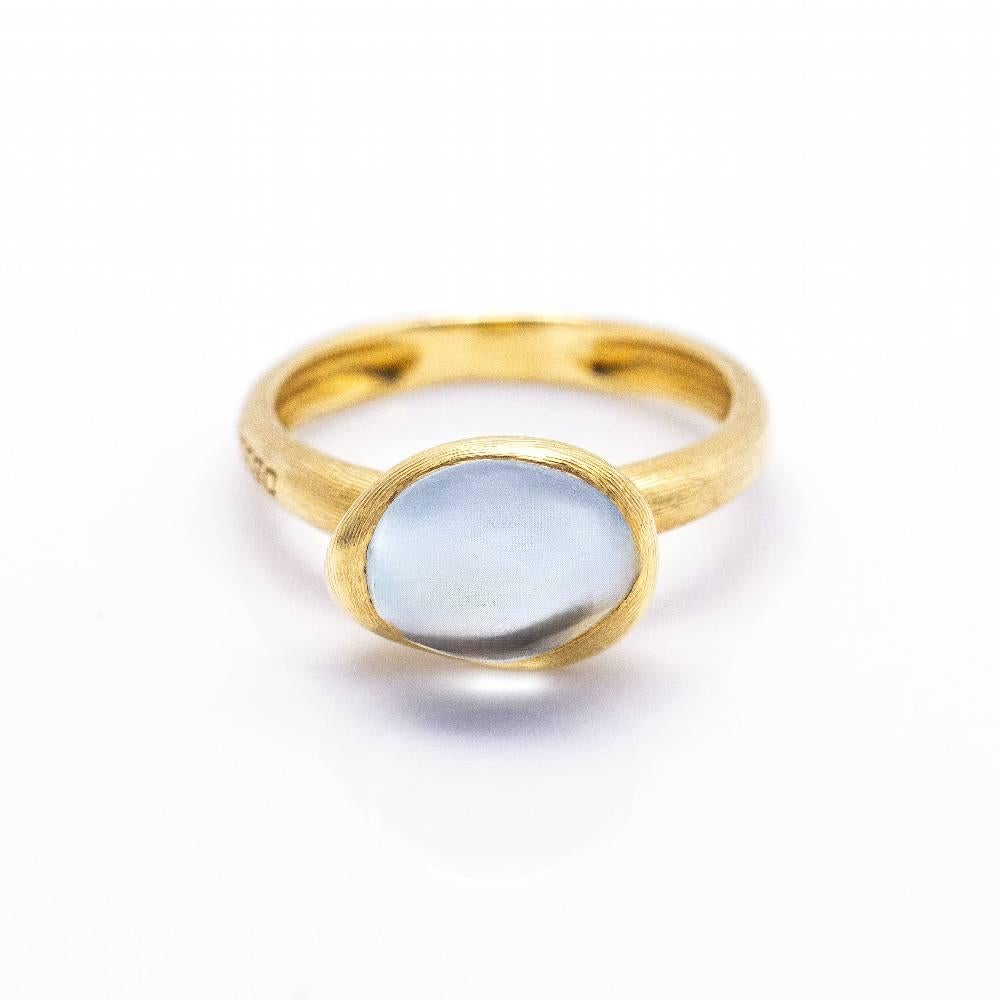 BICEGO FRAME ring with Topaz In New Condition For Sale In BARCELONA, ES