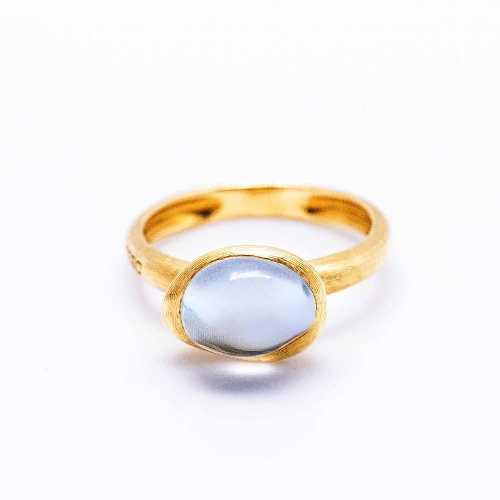 BICEGO FRAME ring with Topaz For Sale