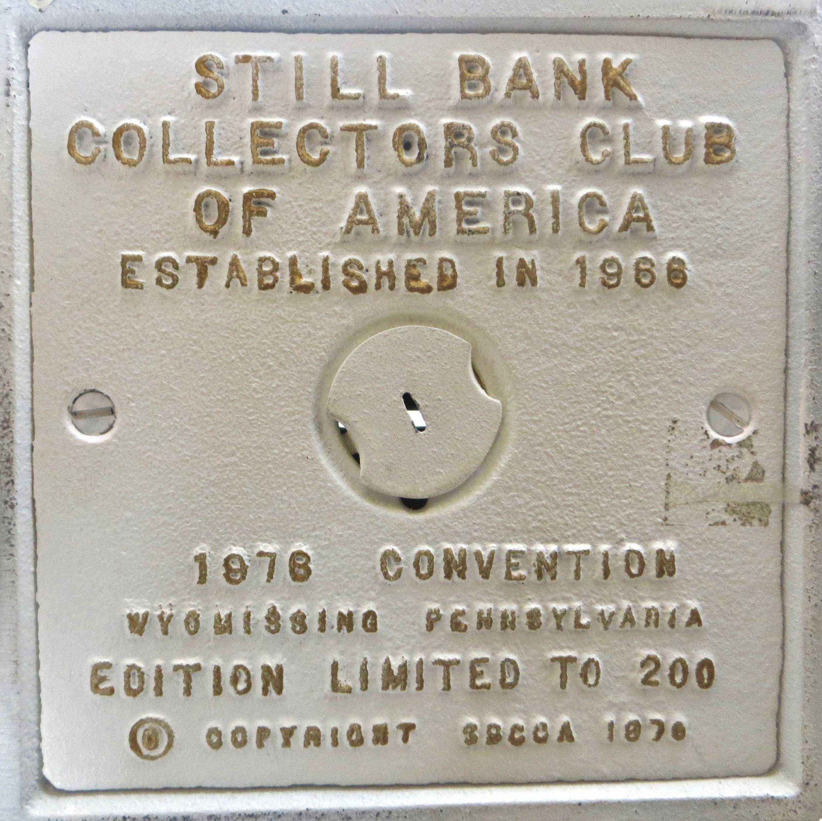 Bicentennial Cast Iron Still Bank, American, Circa 1976 For Sale 5