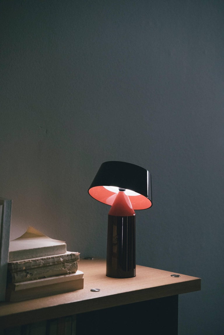 Bicoca Portable And Rechargeable Table Lamp In Six Polycarbonate Contemporary Bicoca Portable And Rechargeable Table Lamp In Six Polycarbonate Colors Mt For