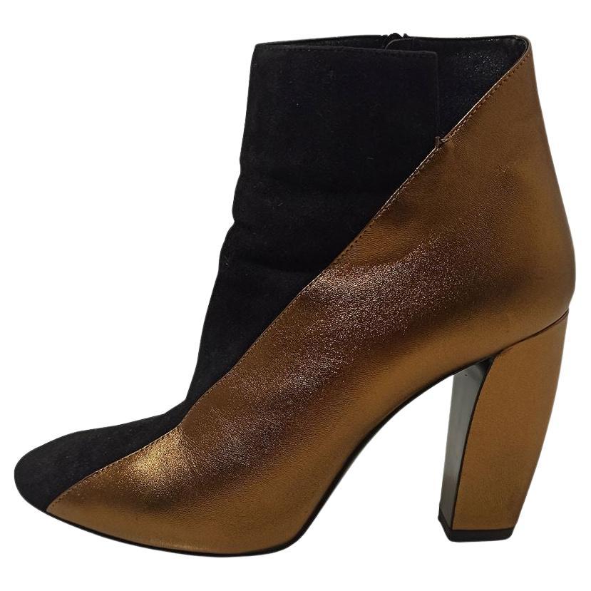 Pierre Hardy Bicolor ankle boots size 38 1 2 For Sale at 1stDibs