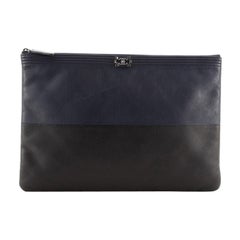 Bicolor Boy O Case Clutch Calfskin Large