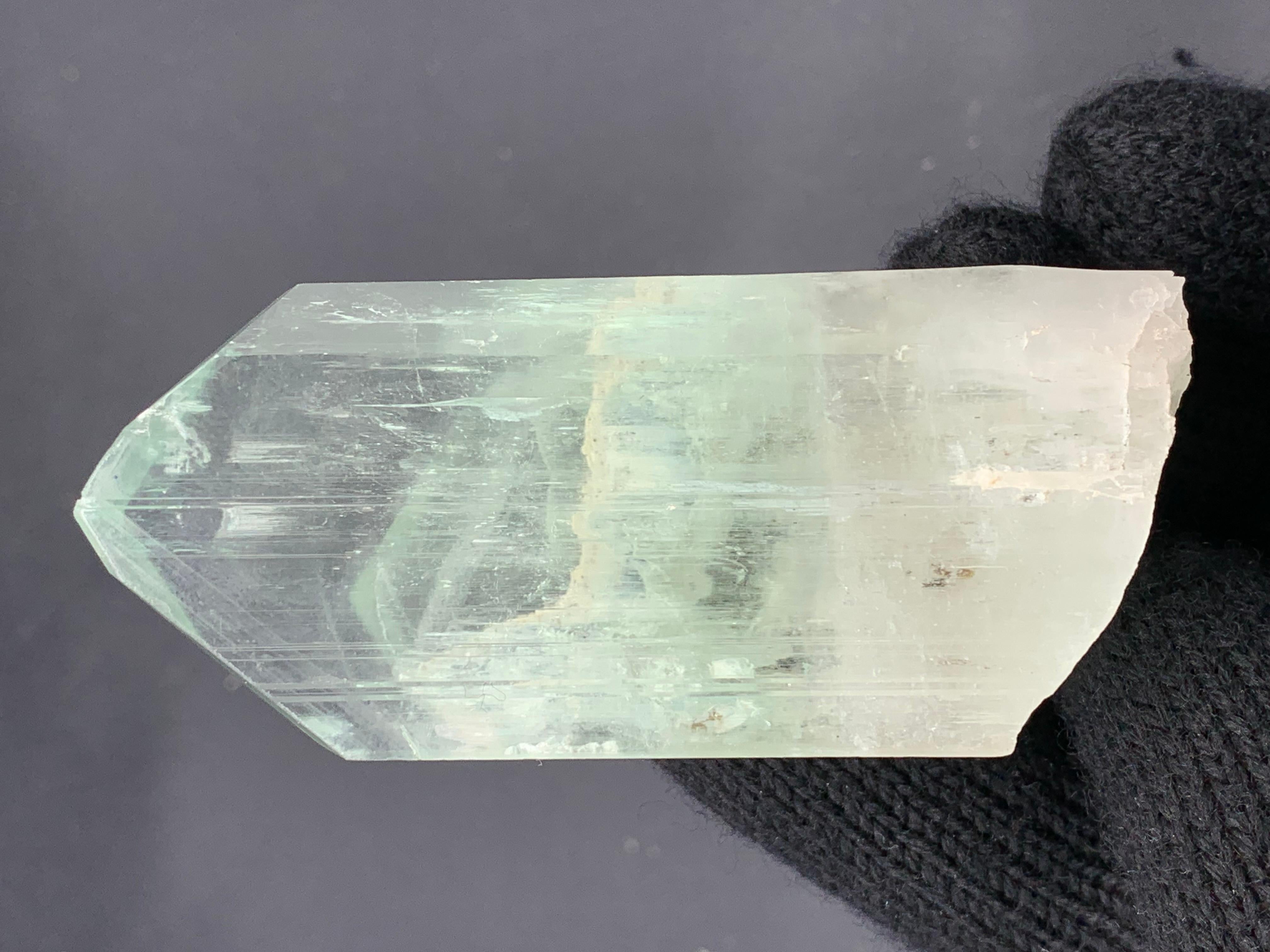 Kunzite Hiddenite bicolore con annesso cristallo secondario dall'Afghanistan in vendita 6