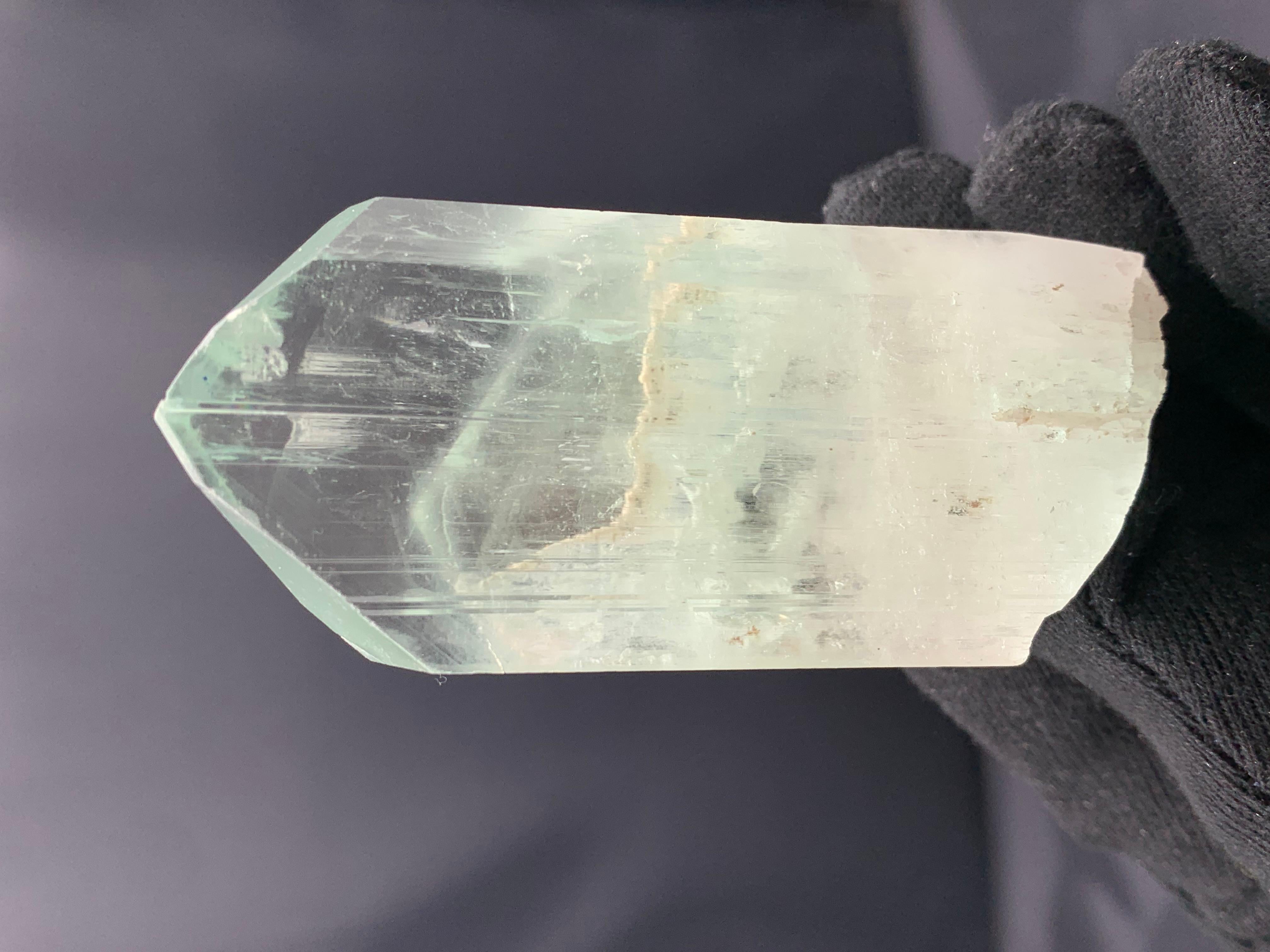 Stile Adam Kunzite Hiddenite bicolore con annesso cristallo secondario dall'Afghanistan in vendita