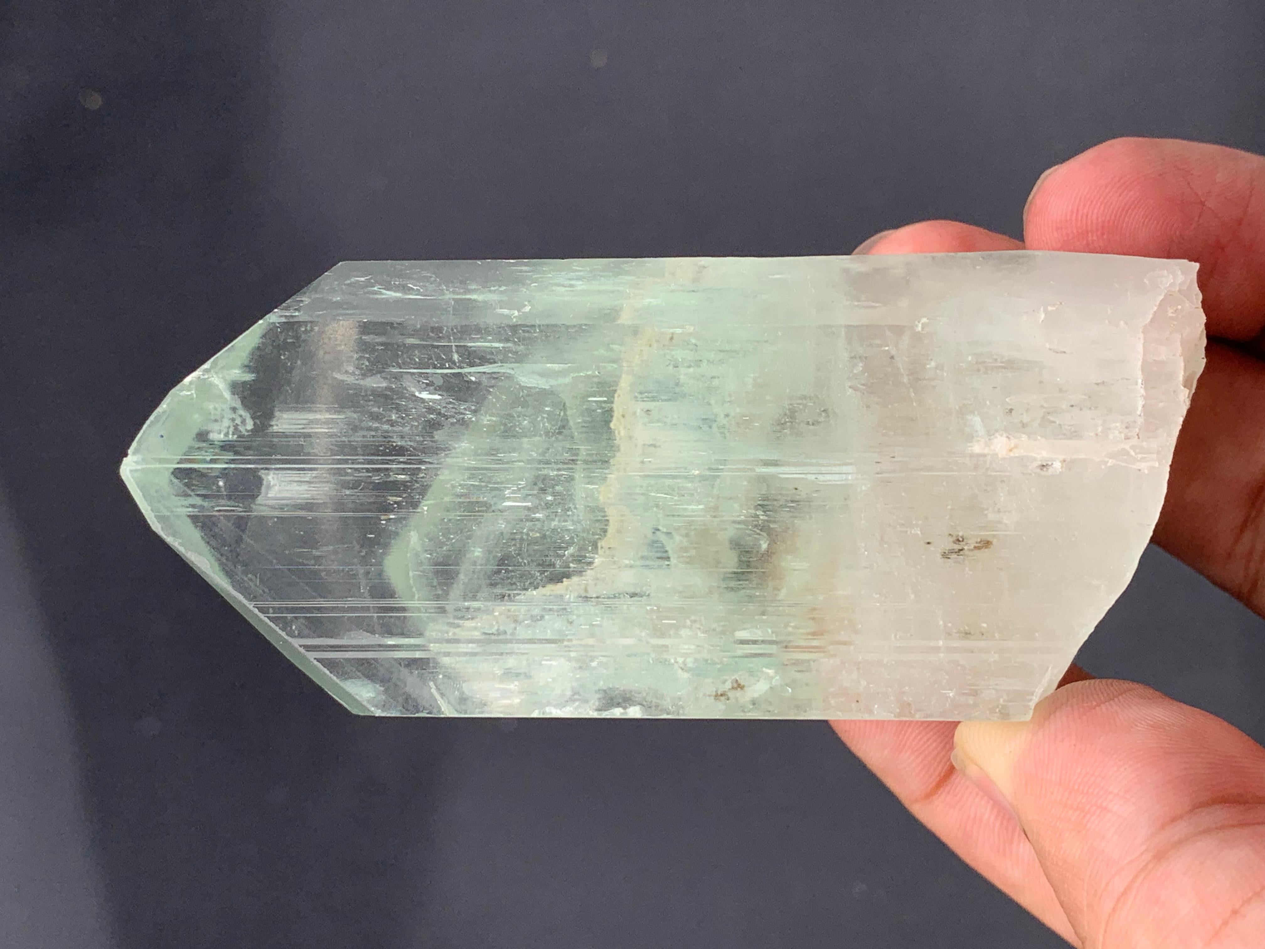 Kunzite Hiddenite bicolore con annesso cristallo secondario dall'Afghanistan in vendita 2