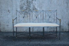 Bicolor metal canapé