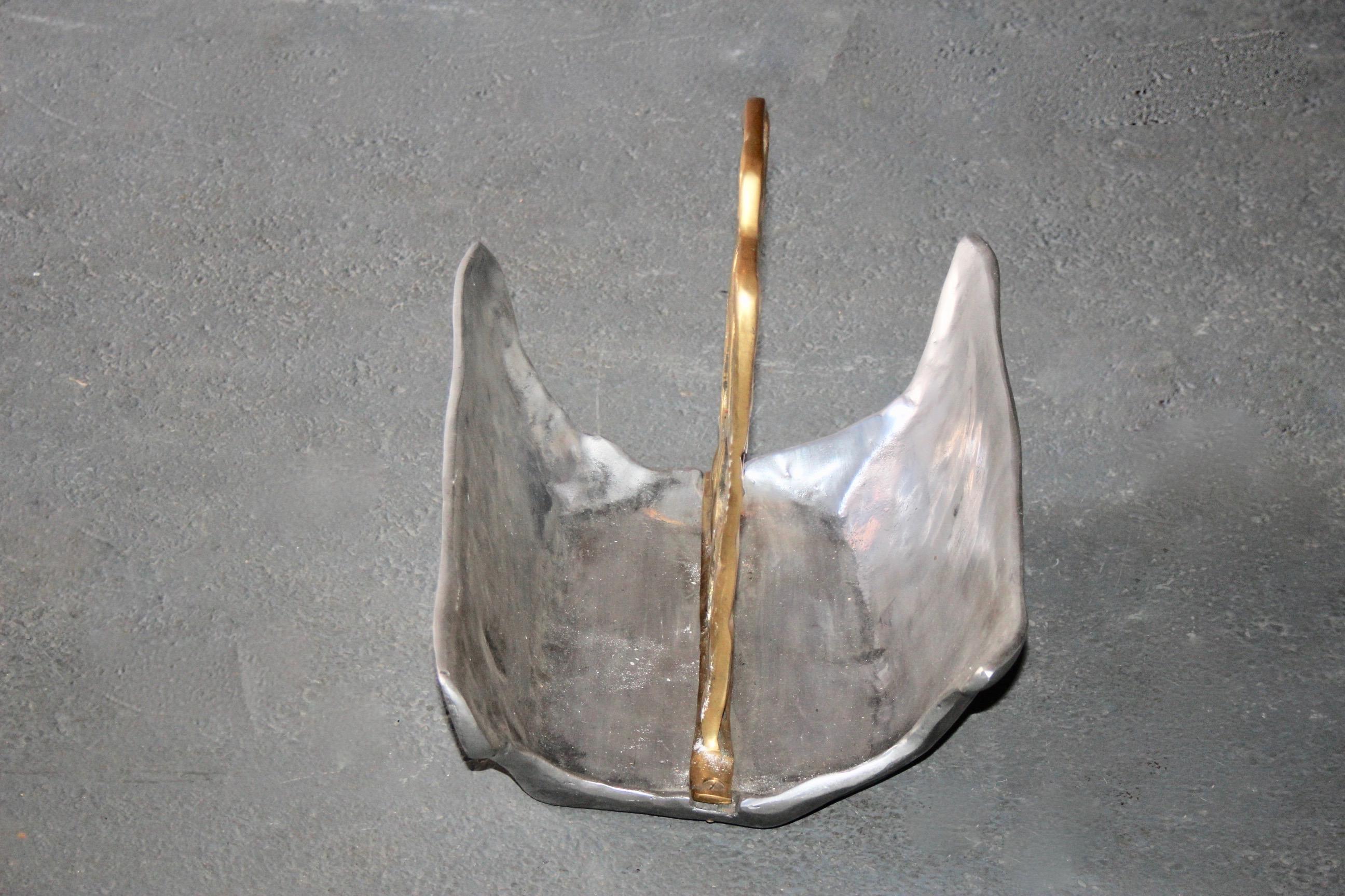 Aluminum Bicolor Metal Log Holder
