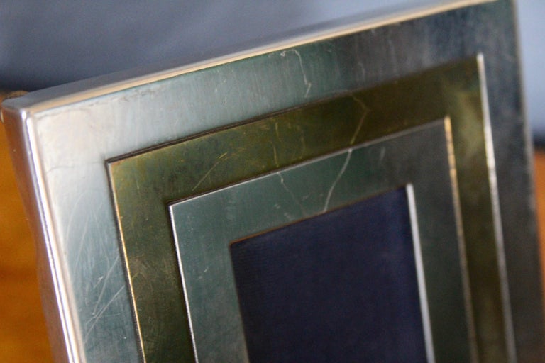 Bicolor Metal Picture Frames For Sale at 1stDibs
