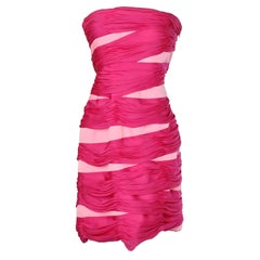 Mini bustier bicolore drapé   Ungaro