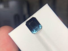 Bicolor Tourmaline 3.30 Carats Natural Loose Gemstome Emerald Cut
