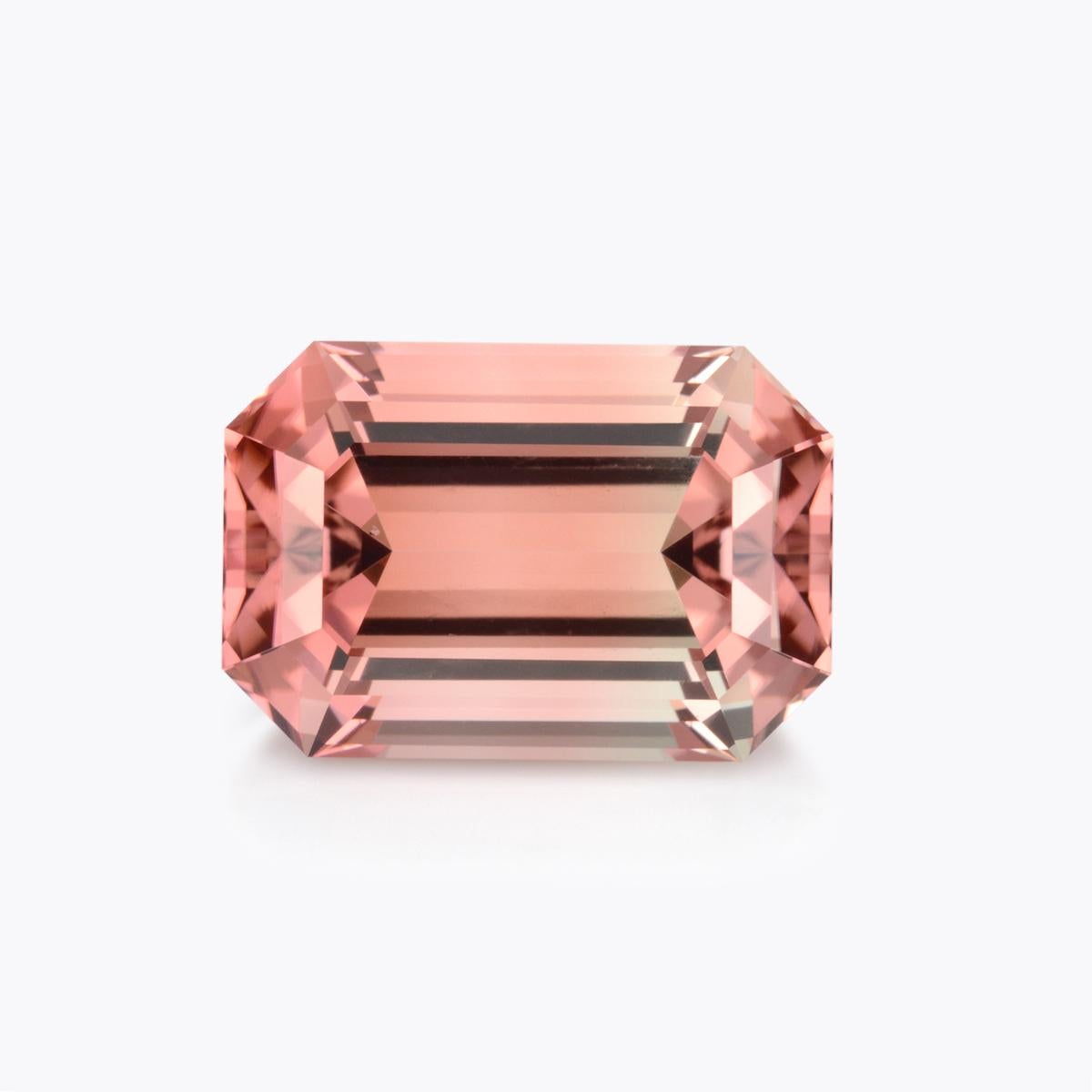 Unusual 5.07 carat Bicolor Pink Tourmaline Emerald-Cut loose gemstone, offered unmounted to a unique gemstone lover.
Dimensions: 12 x 8.2 x 6.5 mm.
Returns are accepted and paid by us within 7 days of delivery.
We offer supreme custom jewelry work