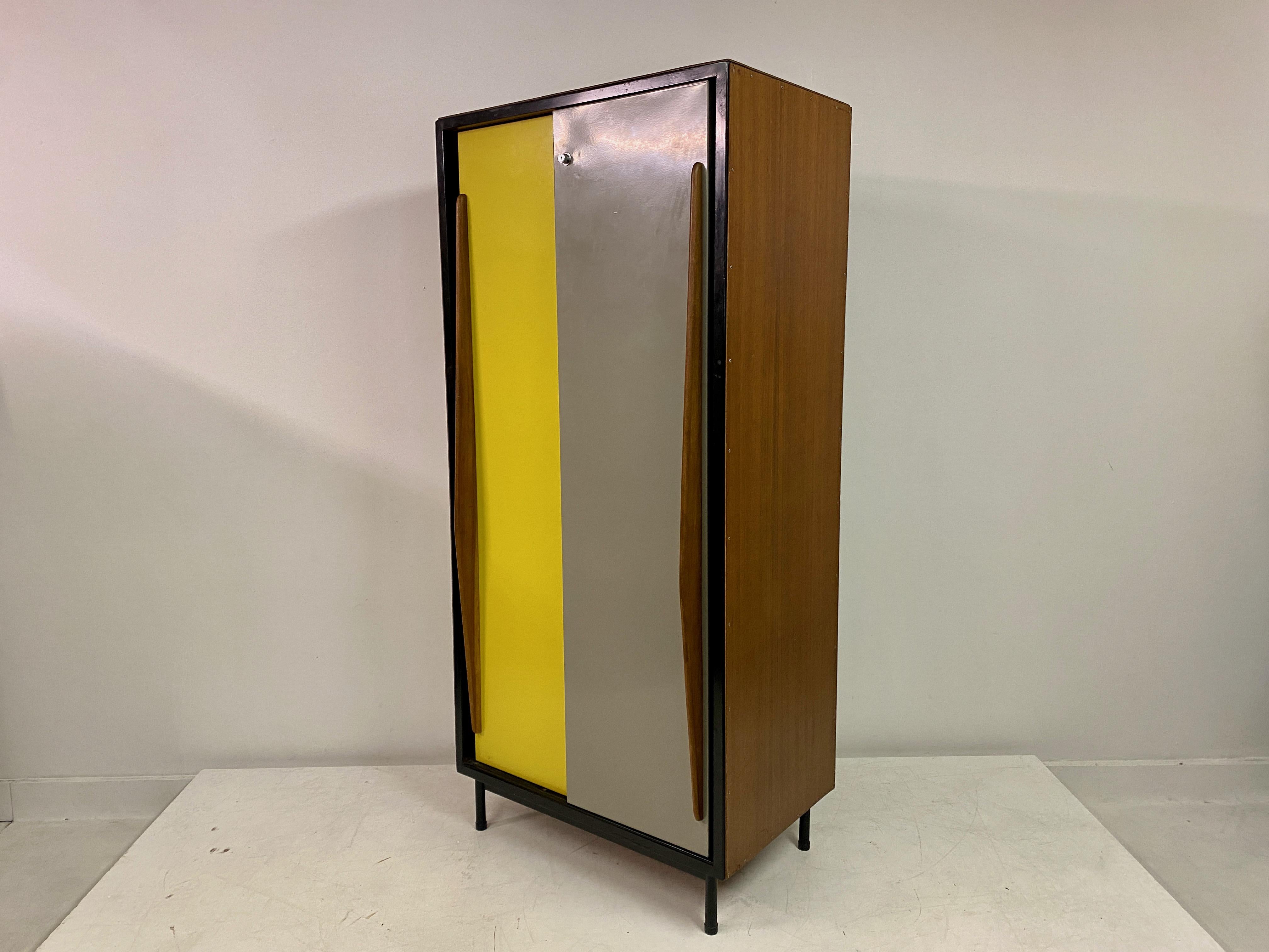 Bicoloured Cabinet By Willy Van Der Meeren For Tubax For Sale 5