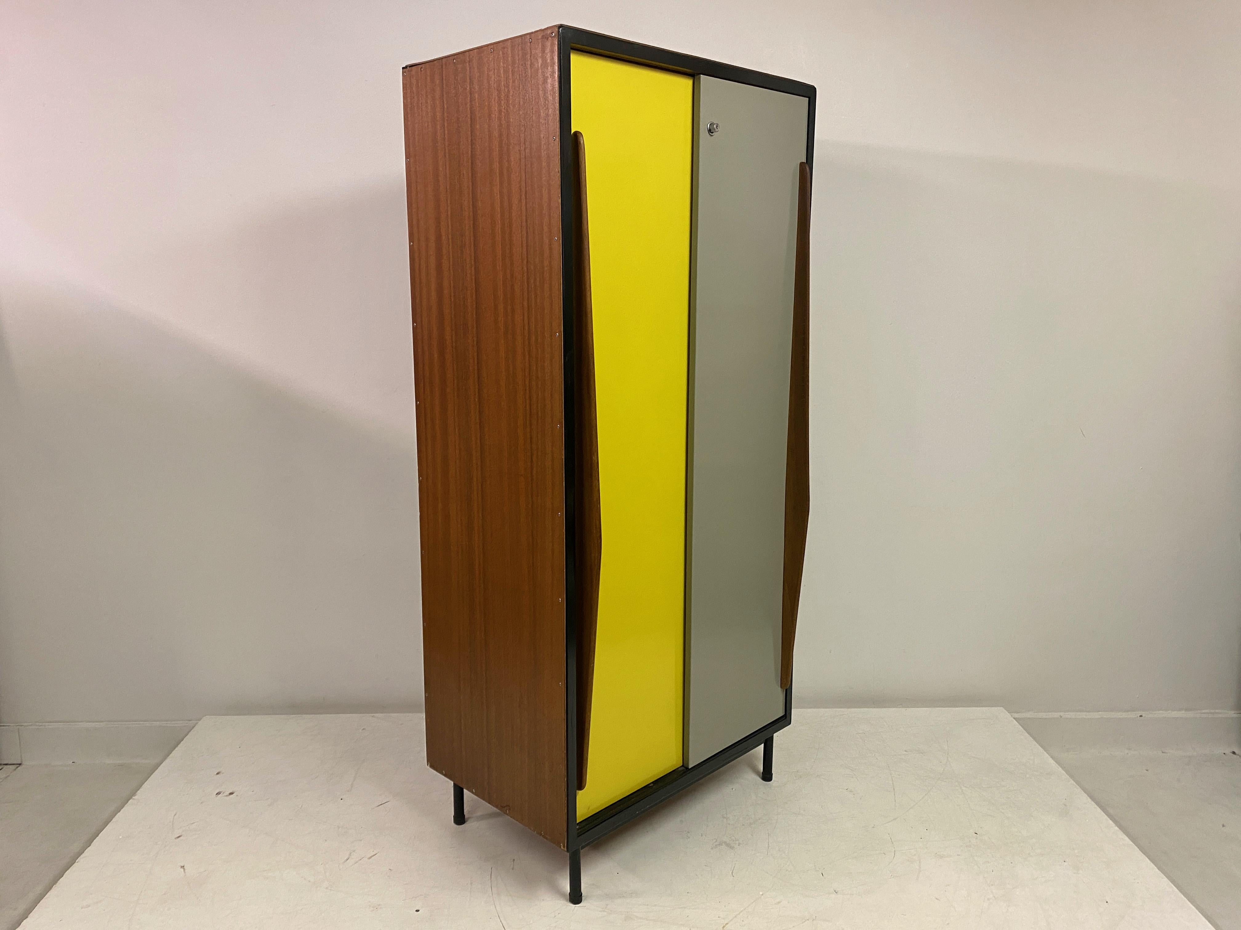 Bicoloured Cabinet By Willy Van Der Meeren For Tubax For Sale 7