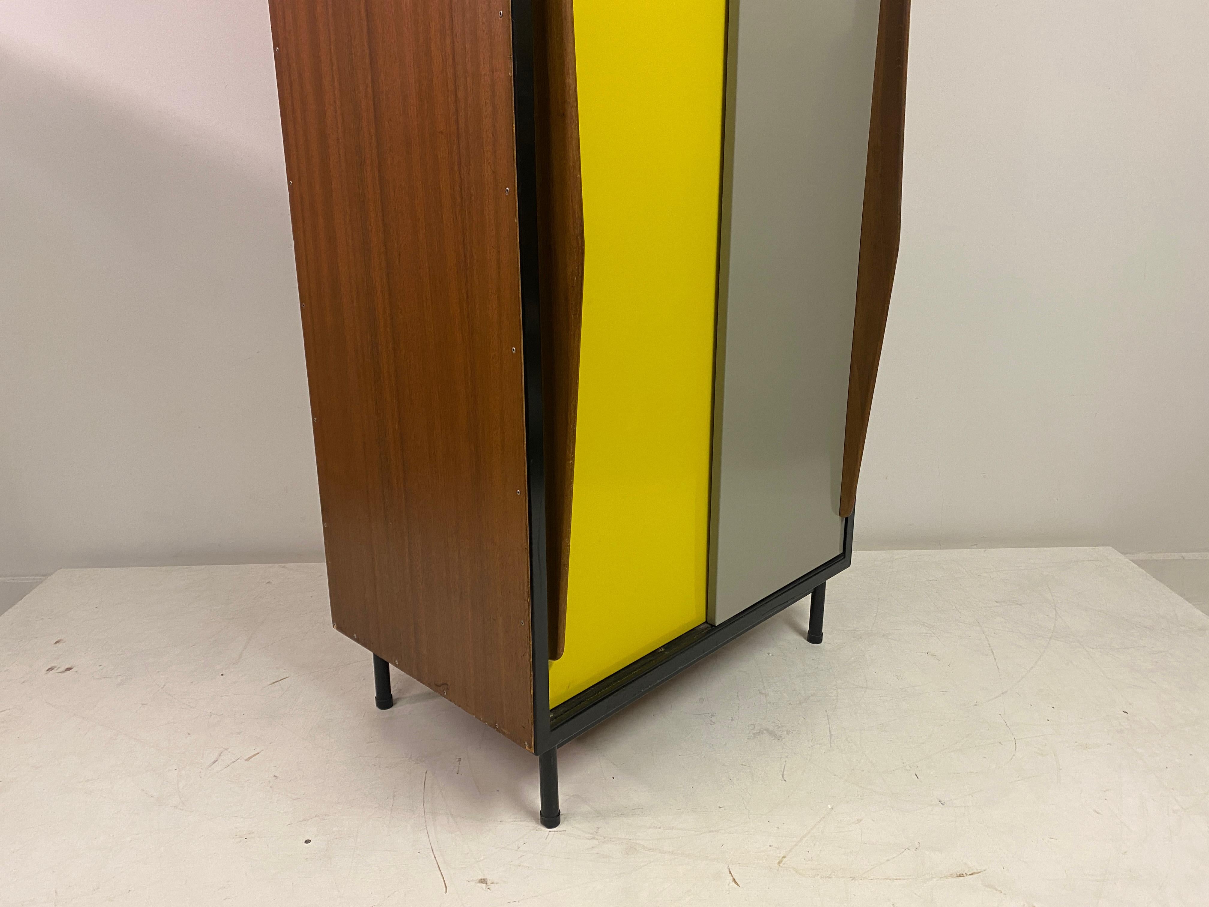 Bicoloured Cabinet By Willy Van Der Meeren For Tubax For Sale 8