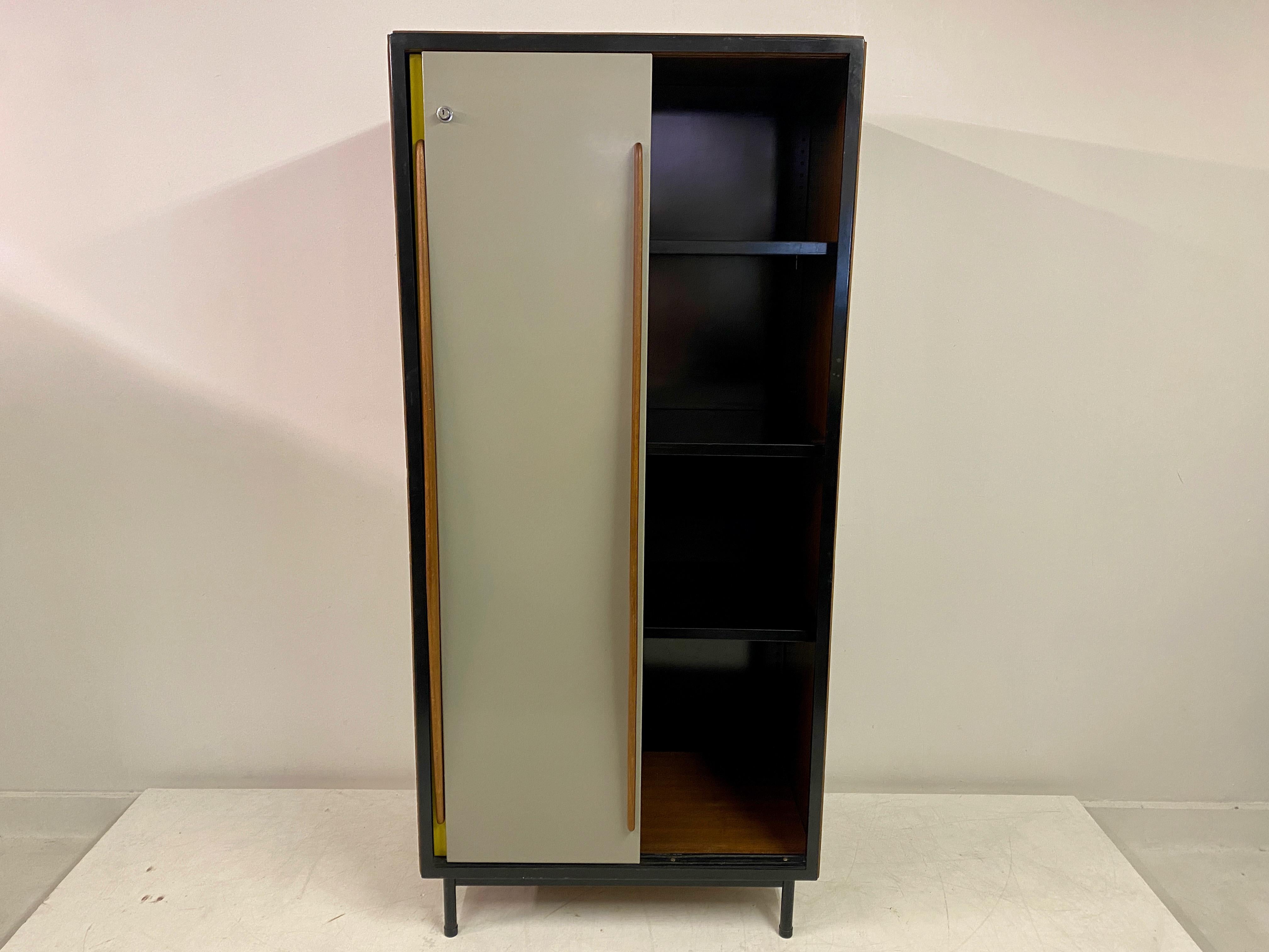 Bicoloured Cabinet By Willy Van Der Meeren For Tubax For Sale 2