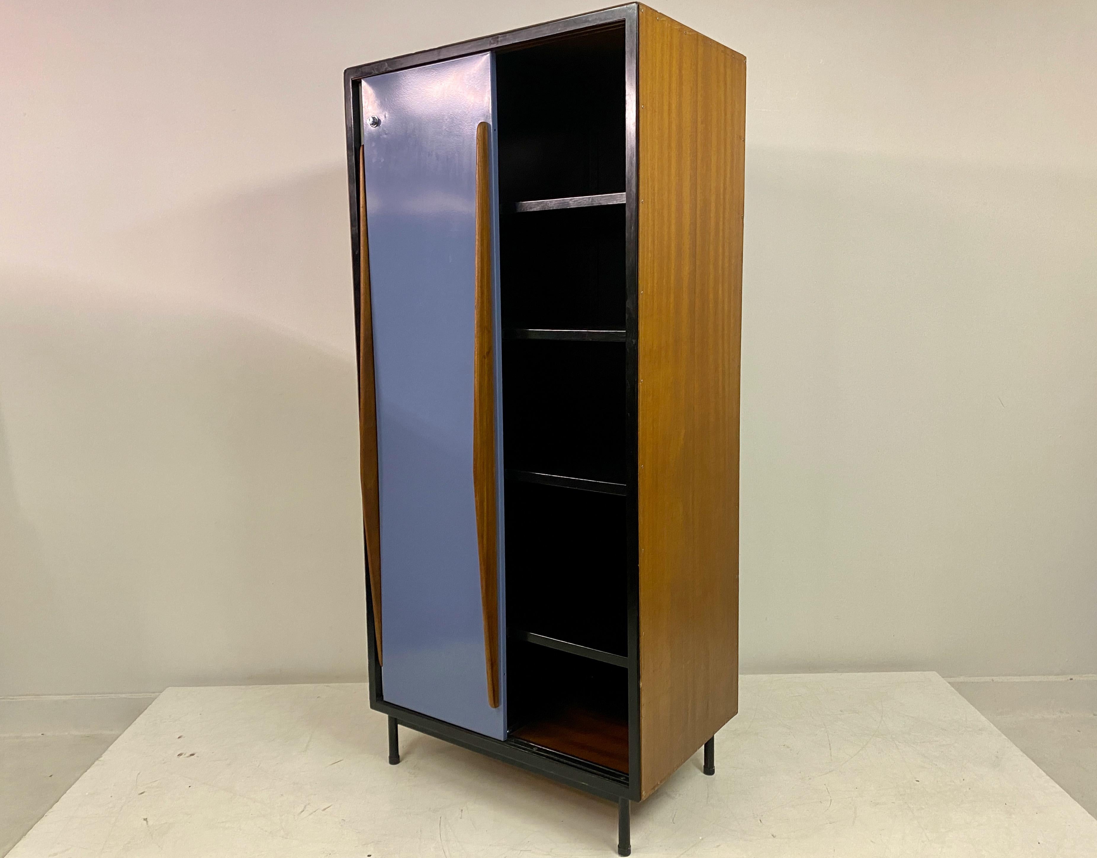 Bicoloured Cabinet By Willy Van Der Mereen For Tubax For Sale 3