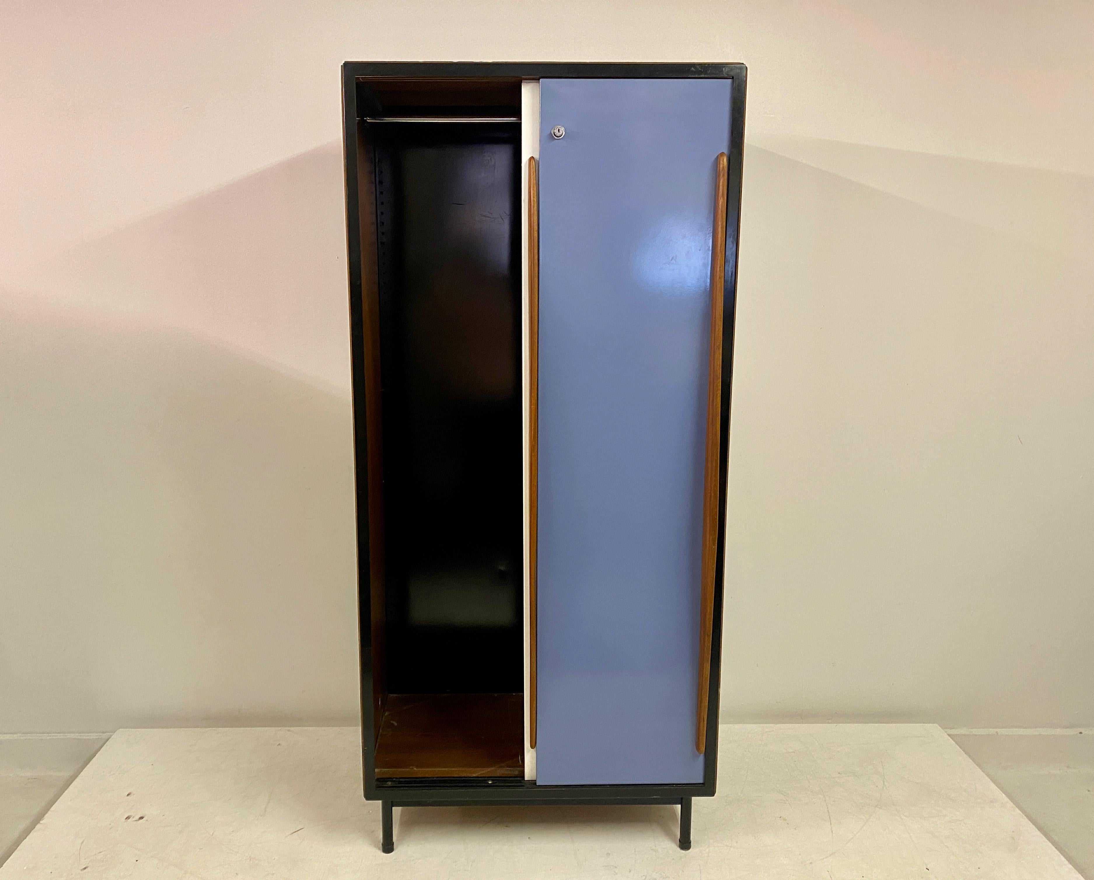 Bicoloured Cabinet By Willy Van Der Mereen For Tubax For Sale 2