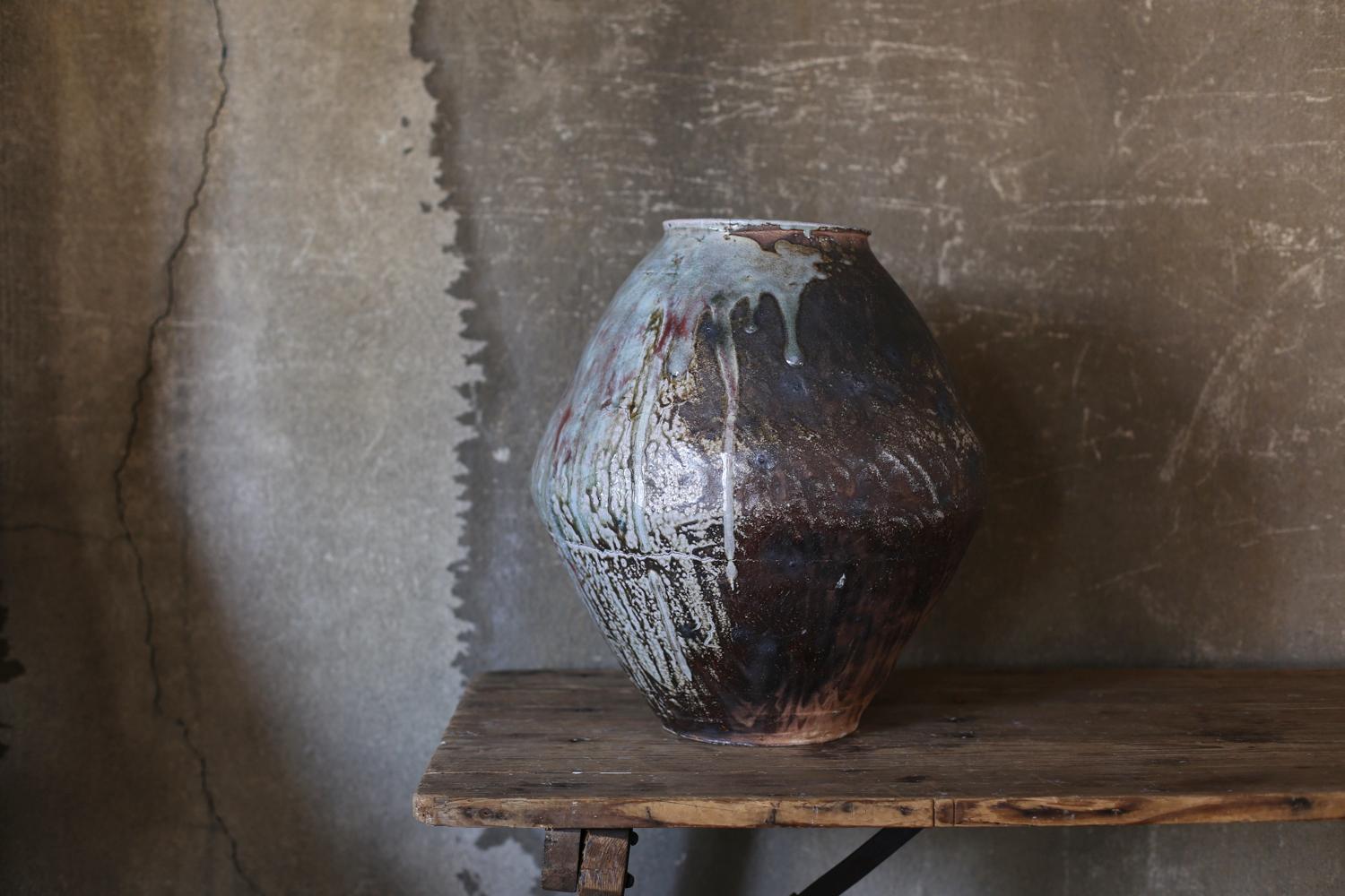 Hand-Crafted Bicone Vase by U-Turn Ushiro For Sale