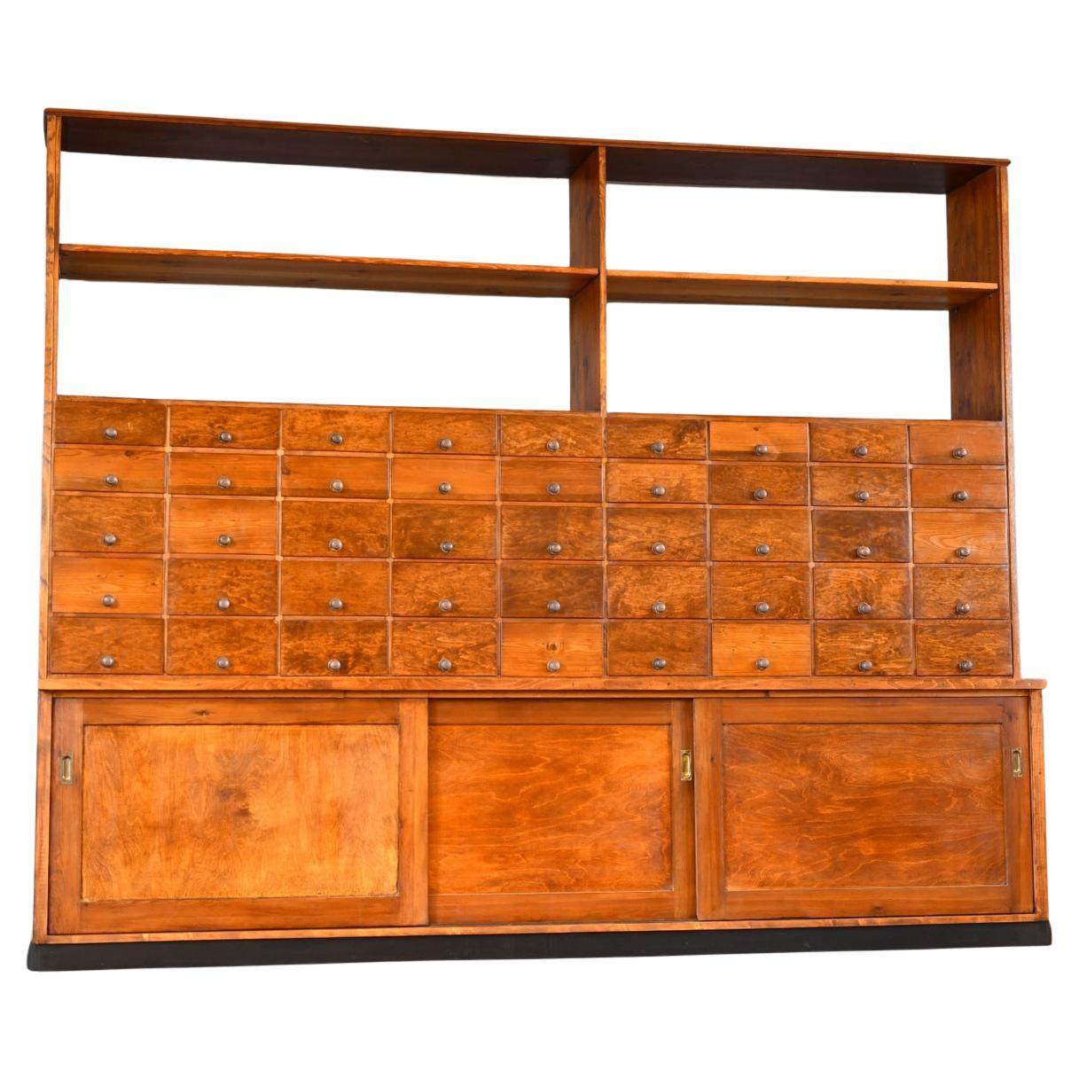 Bicycle Repair Shop Drawers Circa 1930s For Sale