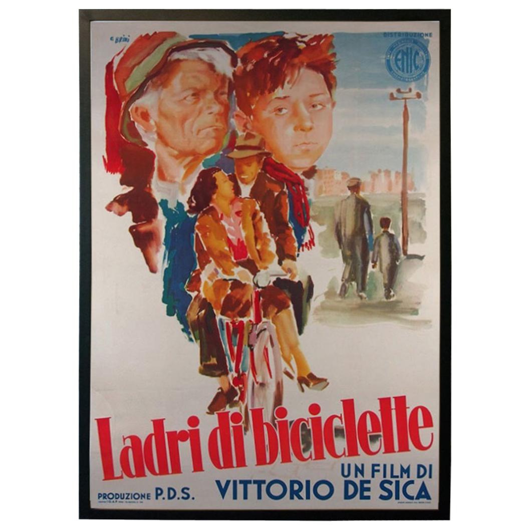 Bicycle Thieves '1948' Poster For Sale