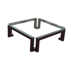 Bida Black Slate Coffee Table Contemporary Marble Design Spain Meddel by Moll