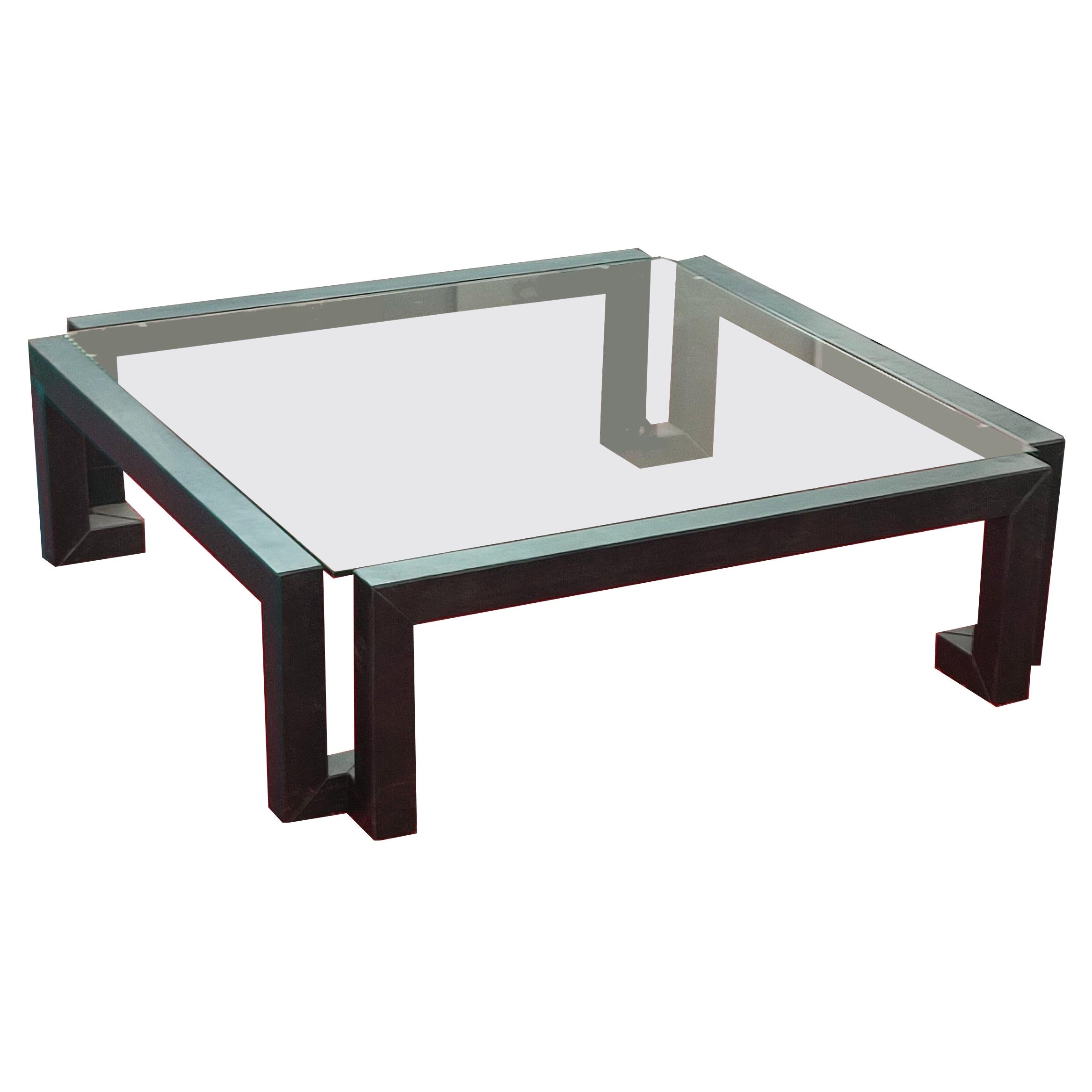 Bida Black Slate Coffee Table Contemporary Marble Design Spain Meddel by Moll