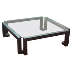 Bida Black Slate Coffee Table Contemporary Marble Design Spain Meddel by Moll