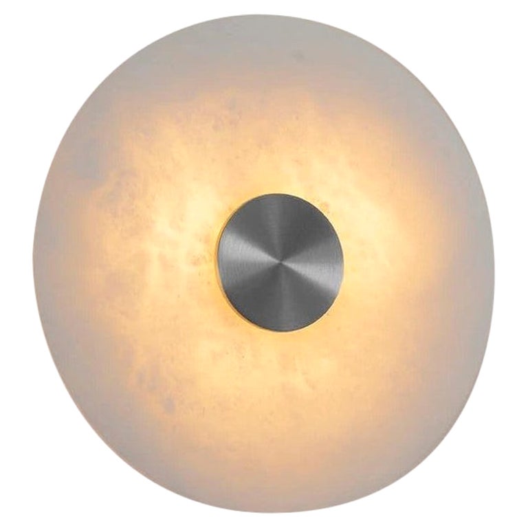 Bide Große Wandleuchte aus Nickel von Bert Frank