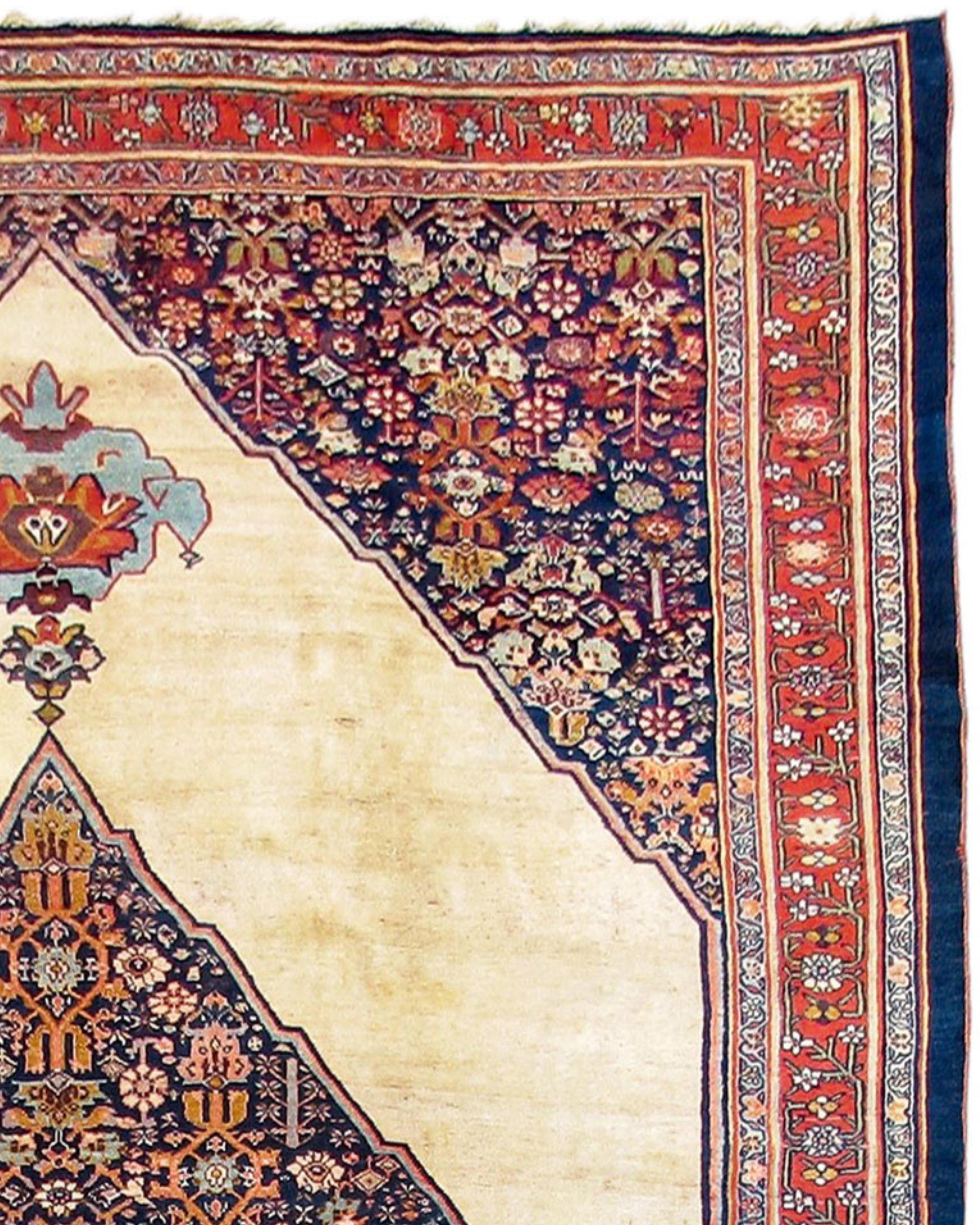 Bidjar Carpet, 19th Century In Excellent Condition For Sale In San Francisco, CA
