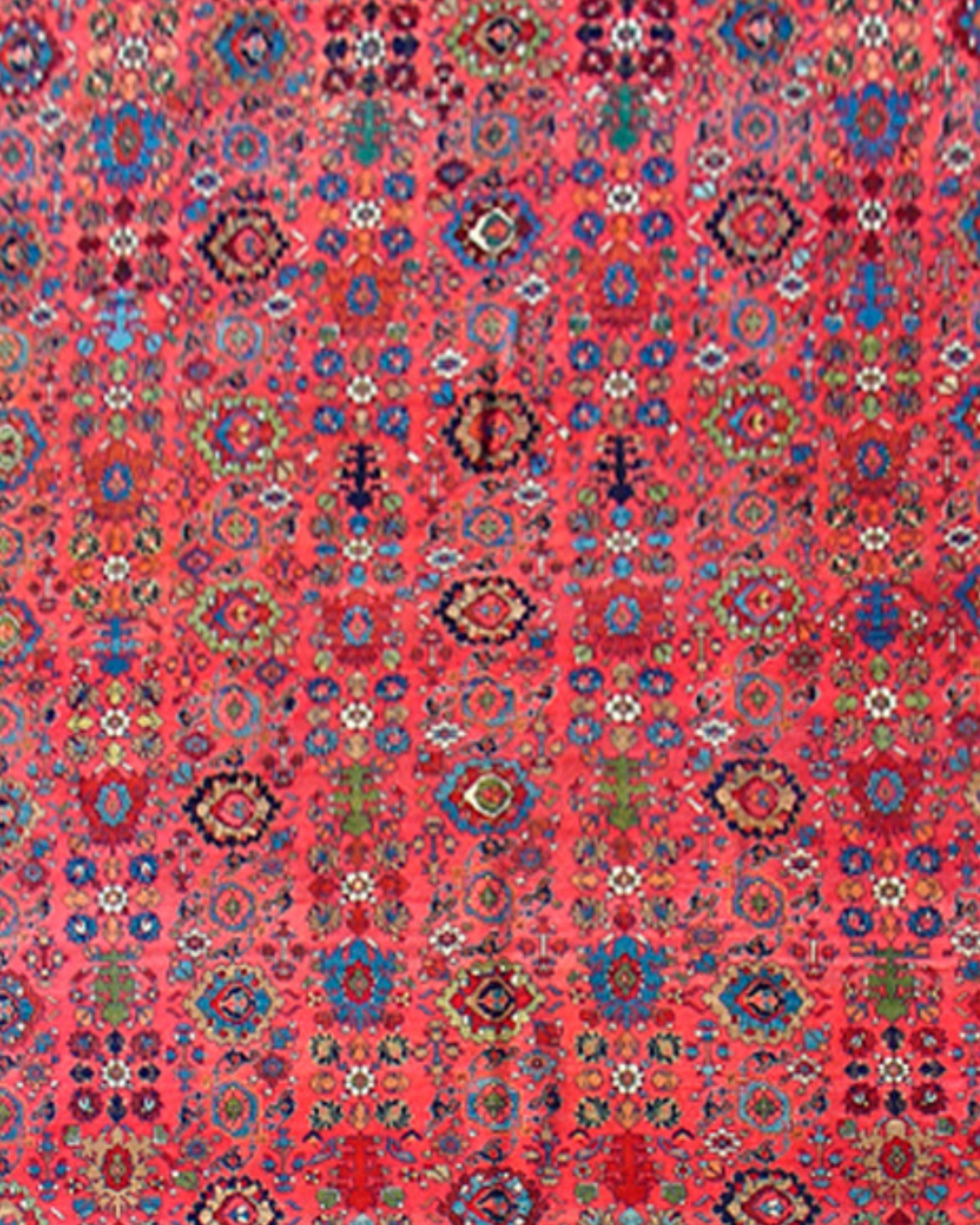 Antiker übergroßer persischer Bidjar-Teppich, frühes 20. Jahrhundert (Handgeknüpft) im Angebot