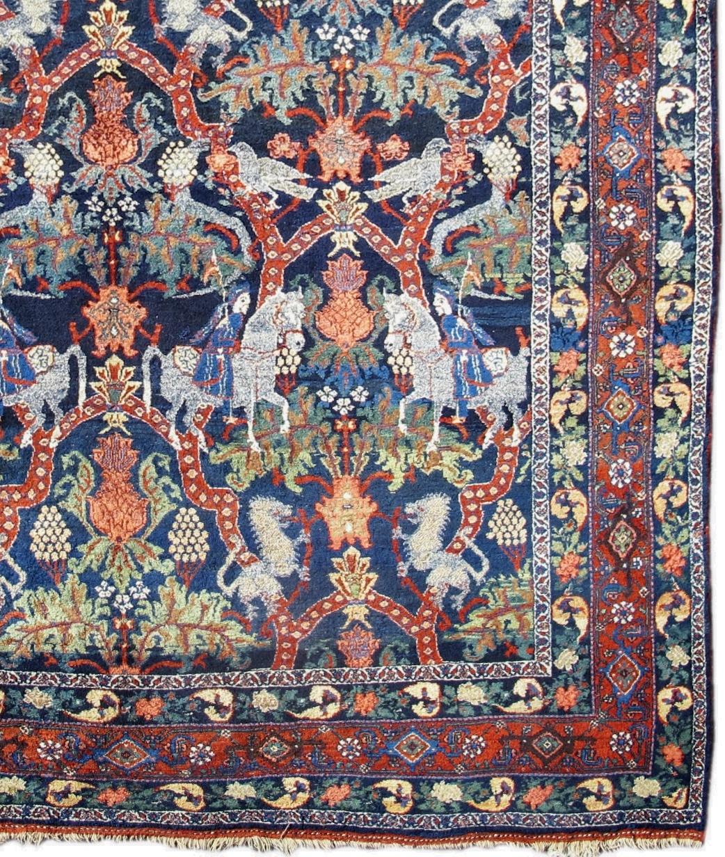 Persian Bidjar carpet. Measures: 8'4