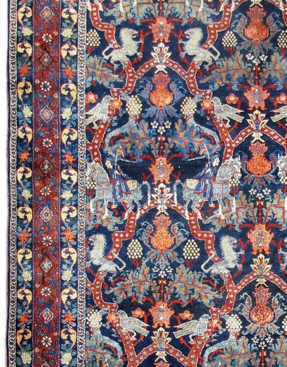 Hand-Woven Bidjar Carpet