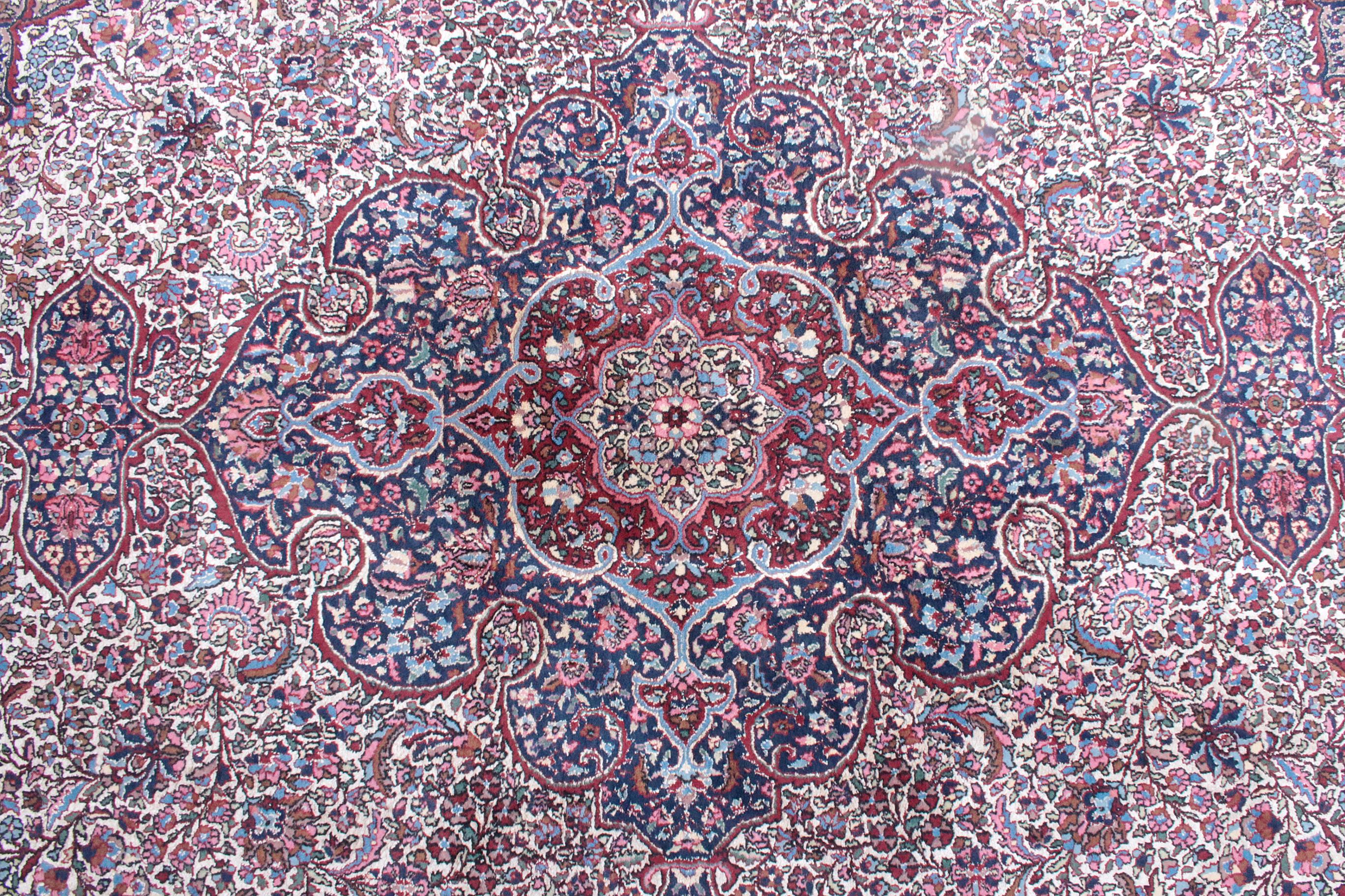 Bidjar-Teppich aus handgefertigtem Kaschmir im Zustand „Gut“ im Angebot in Oostrum-Venray, NL