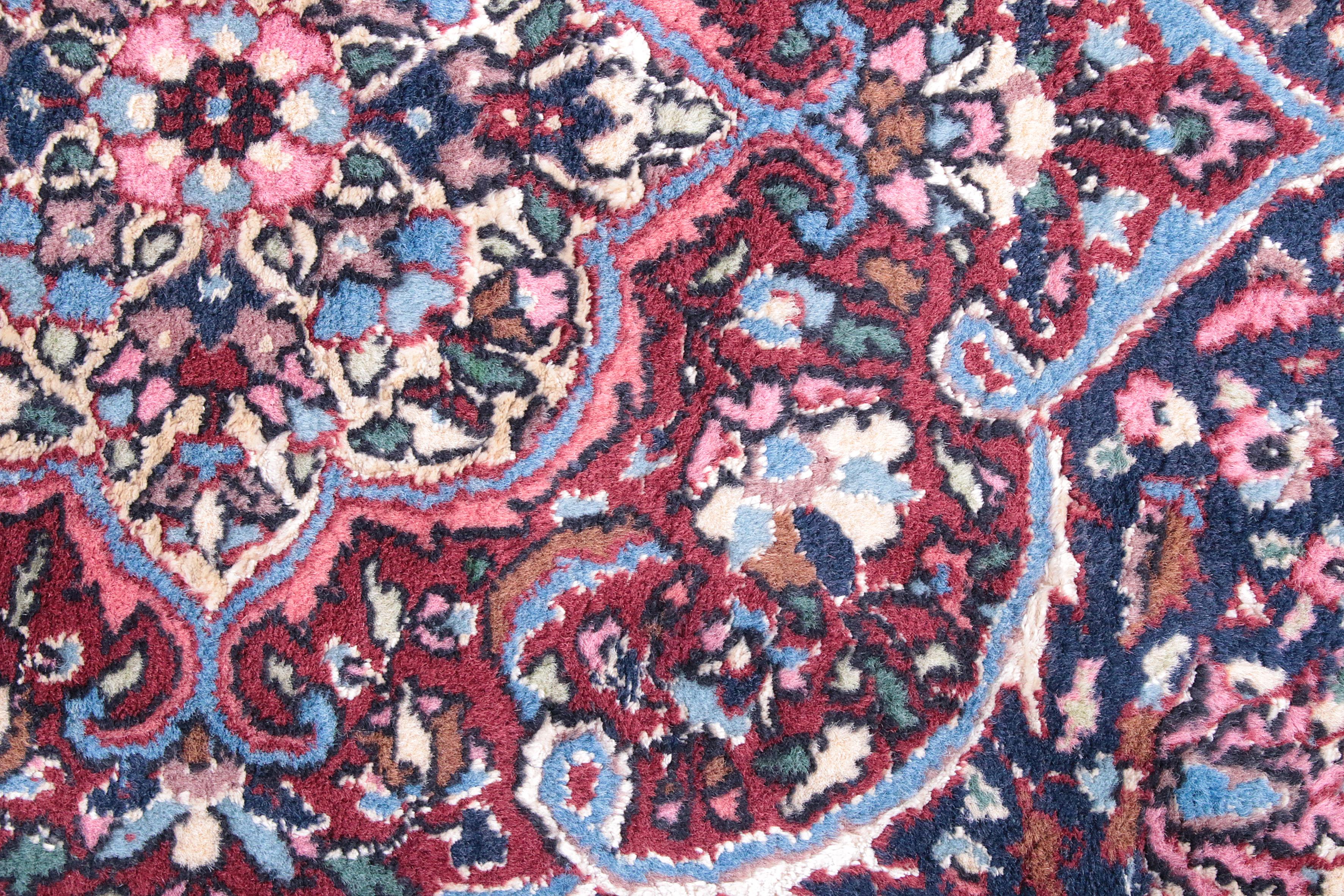 Bidjar-Teppich aus handgefertigtem Kaschmir (Ende des 20. Jahrhunderts) im Angebot