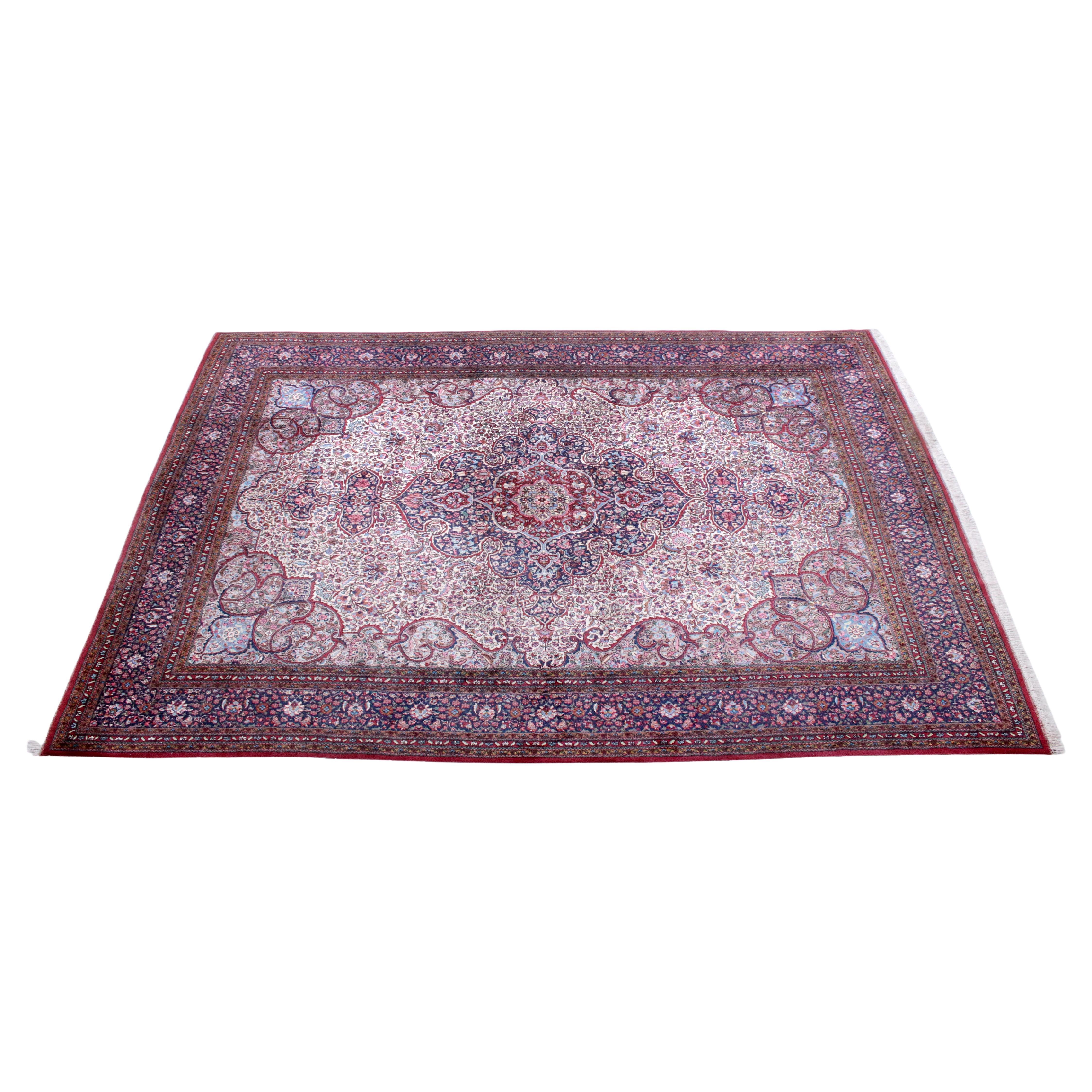 Bidjar-Teppich aus handgefertigtem Kaschmir im Angebot
