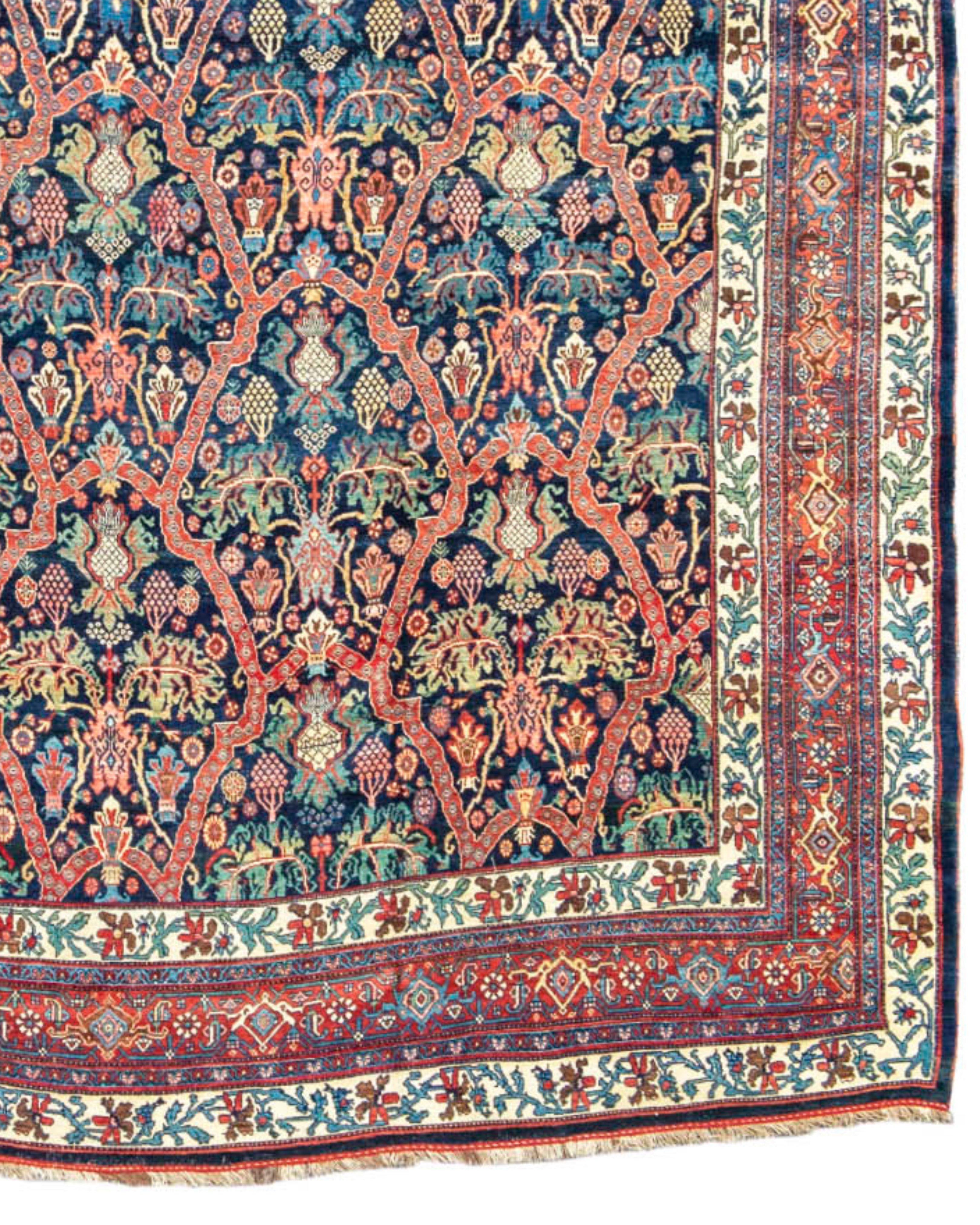 Large Antique Bidjar Carpet, Late 19th Century

Ex. John Collins Jr. collection.

Additional Information:
Dimensions: 11'9