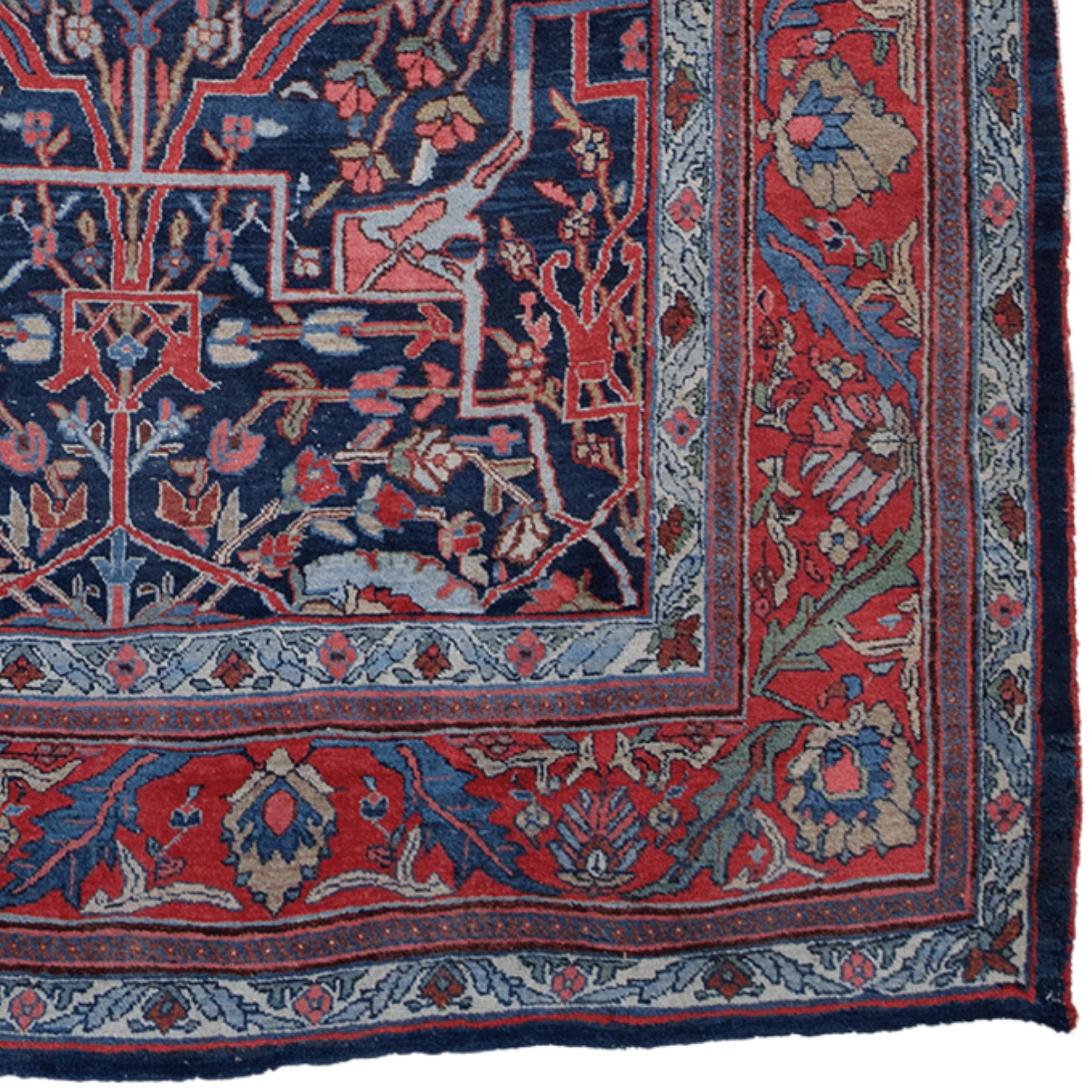 Bidjar Carpet - Late 19th century im Zustand „Gut“ im Angebot in Sultanahmet, 34
