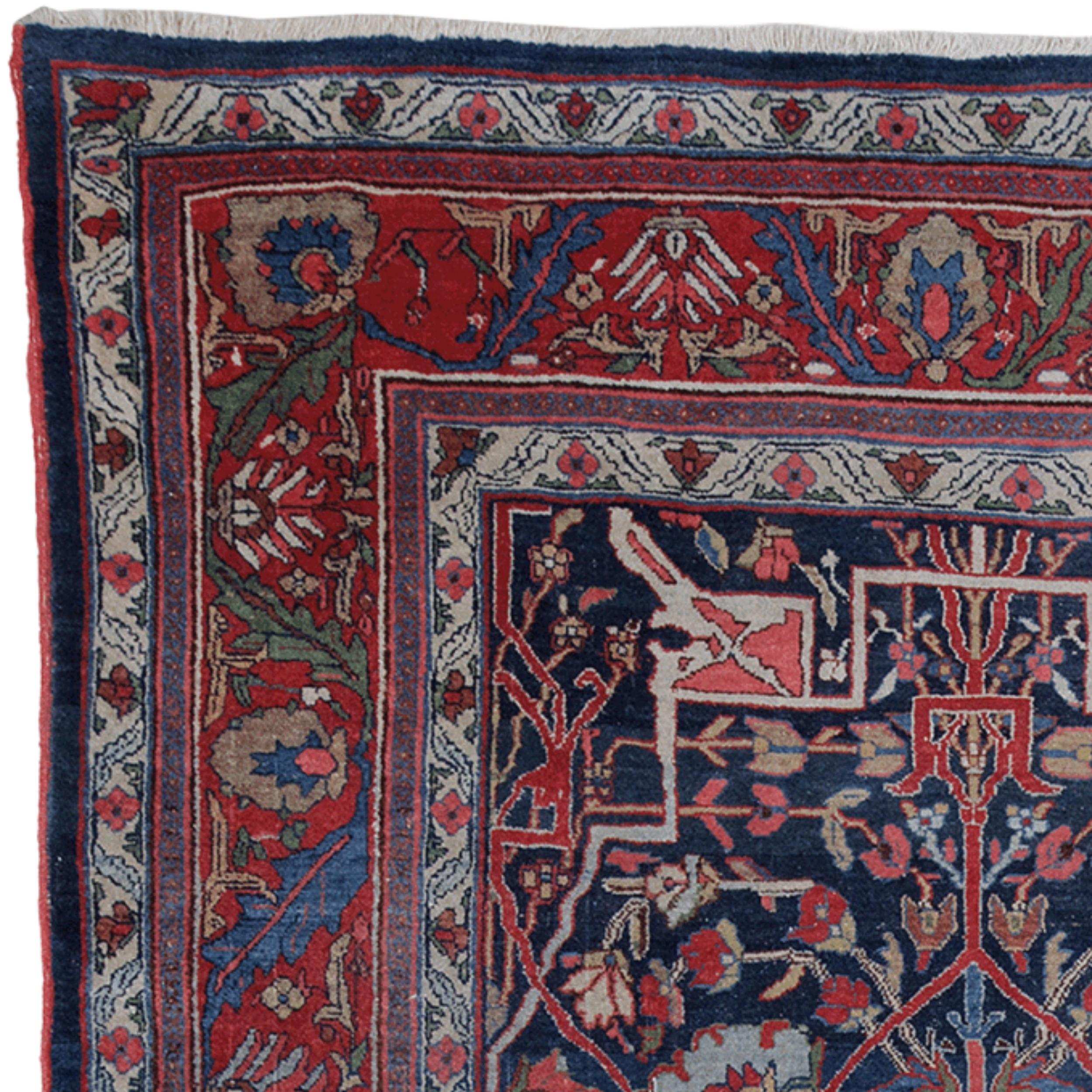 Bidjar Carpet - Late 19th century (19. Jahrhundert) im Angebot