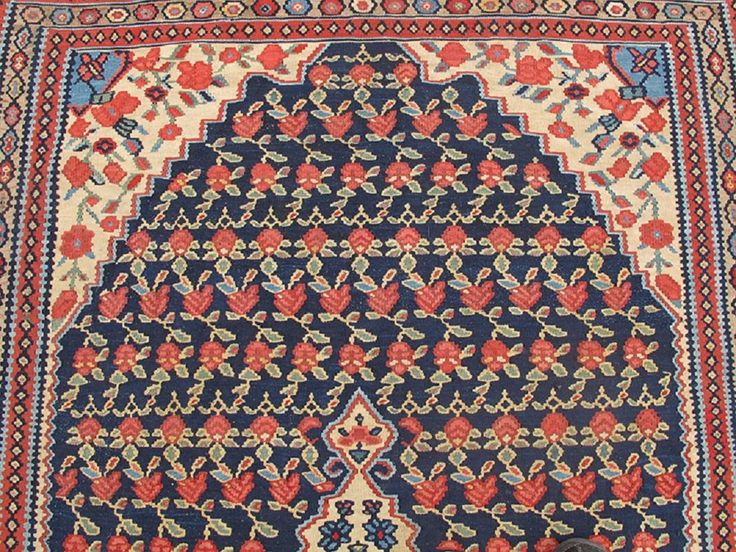 Persian Bidjar Kilim Rug, Early 20th Century For Sale