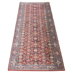 Bidjar Oriental Wool Rug Runner with Herati Design by Fritz & La Rue 20th C