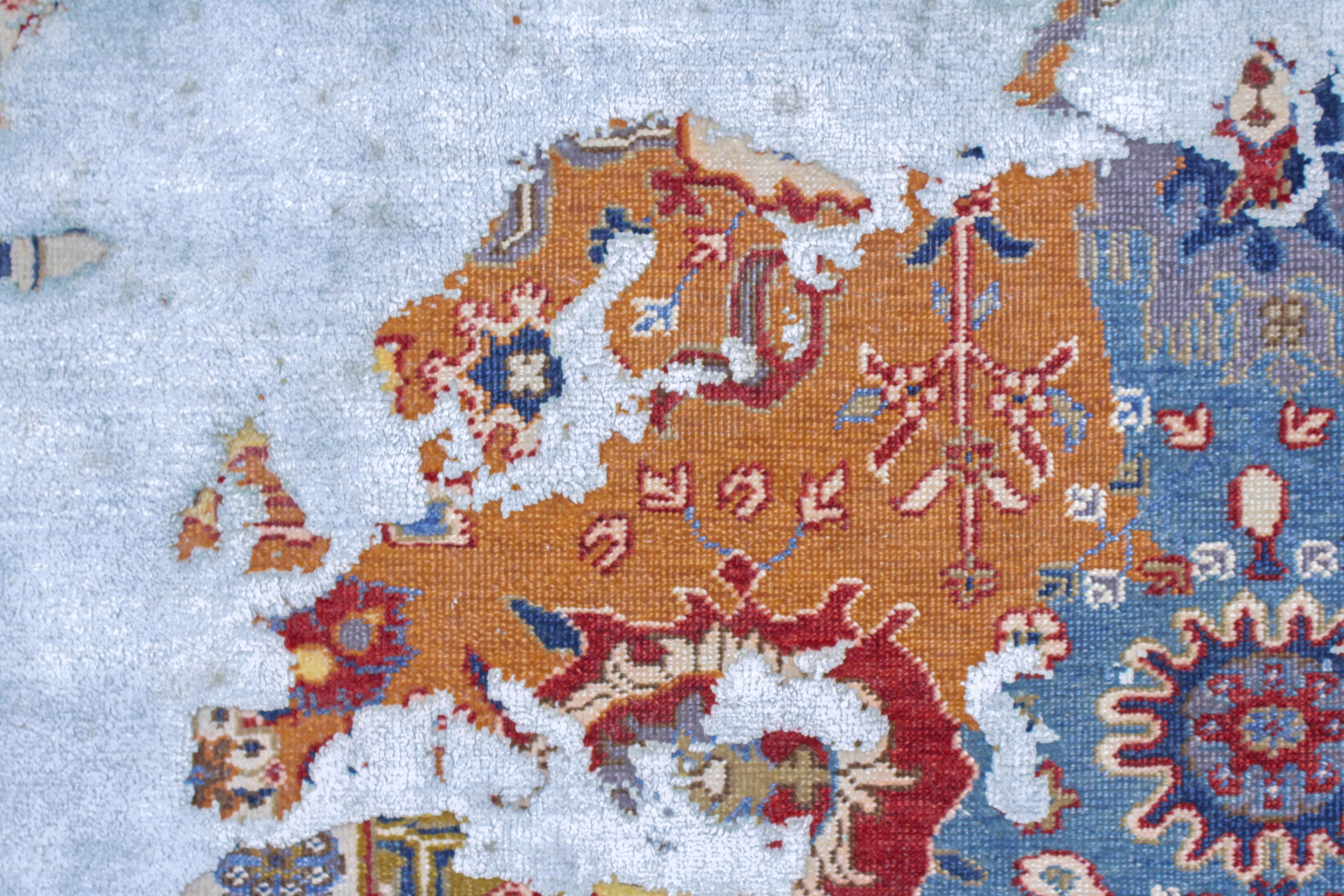 Bidjar Paddington World Rug Map Day Version de Jan Kath 2