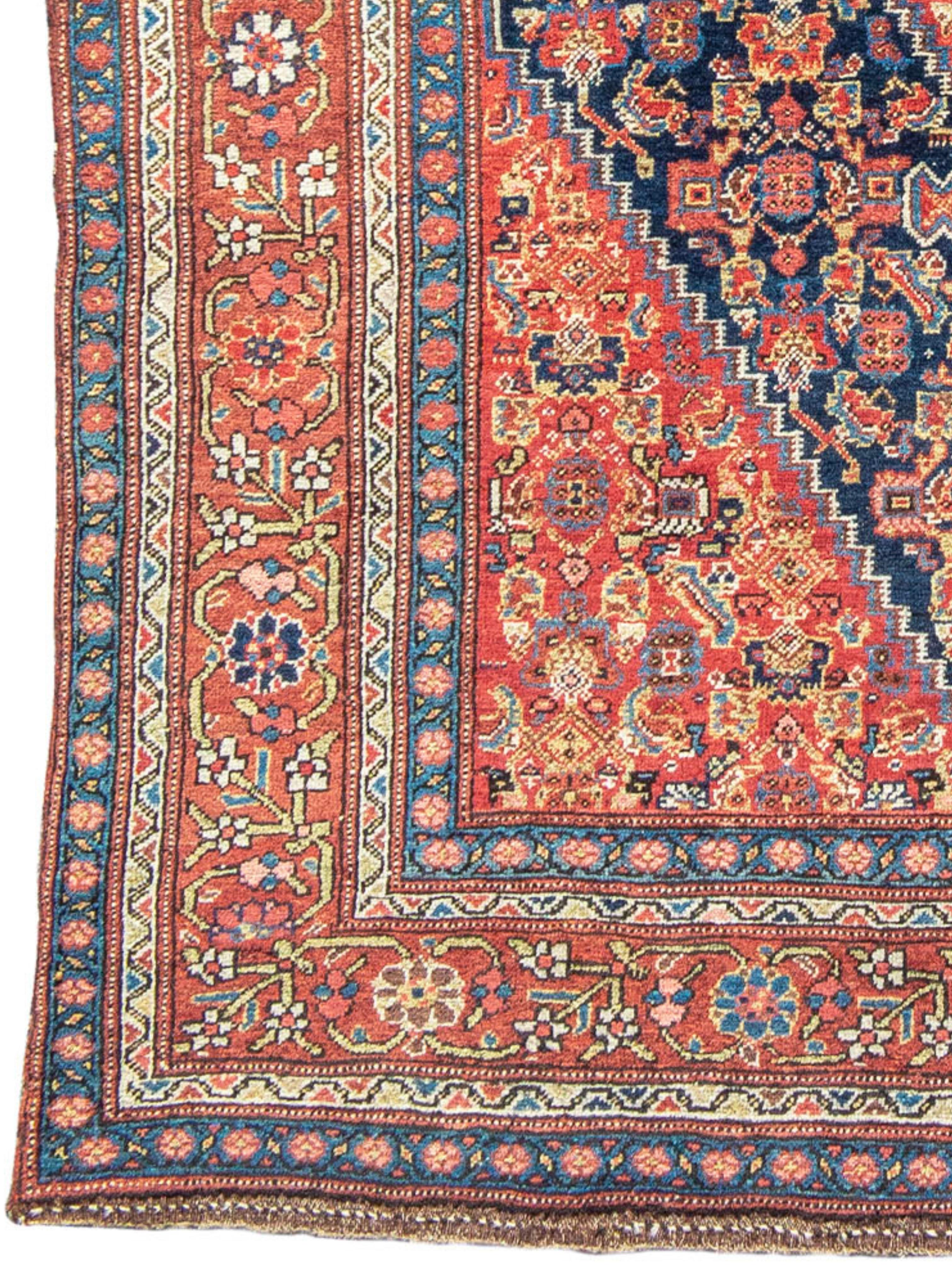 Bidjar-Teppich, um 1900 im Zustand „Hervorragend“ im Angebot in San Francisco, CA