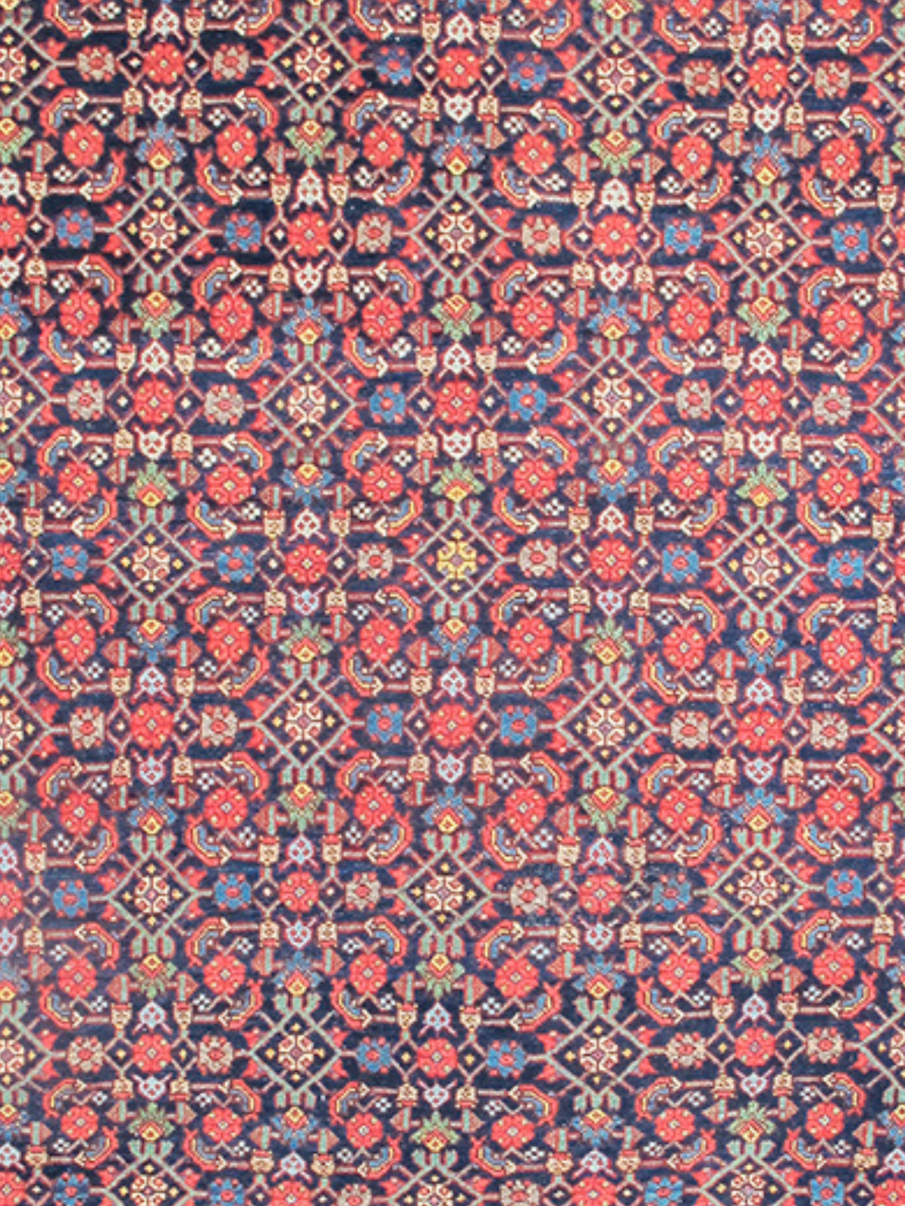 Tapis Bidjar, début du 20e siècle

Informations supplémentaires :
Dimensions : 4'4