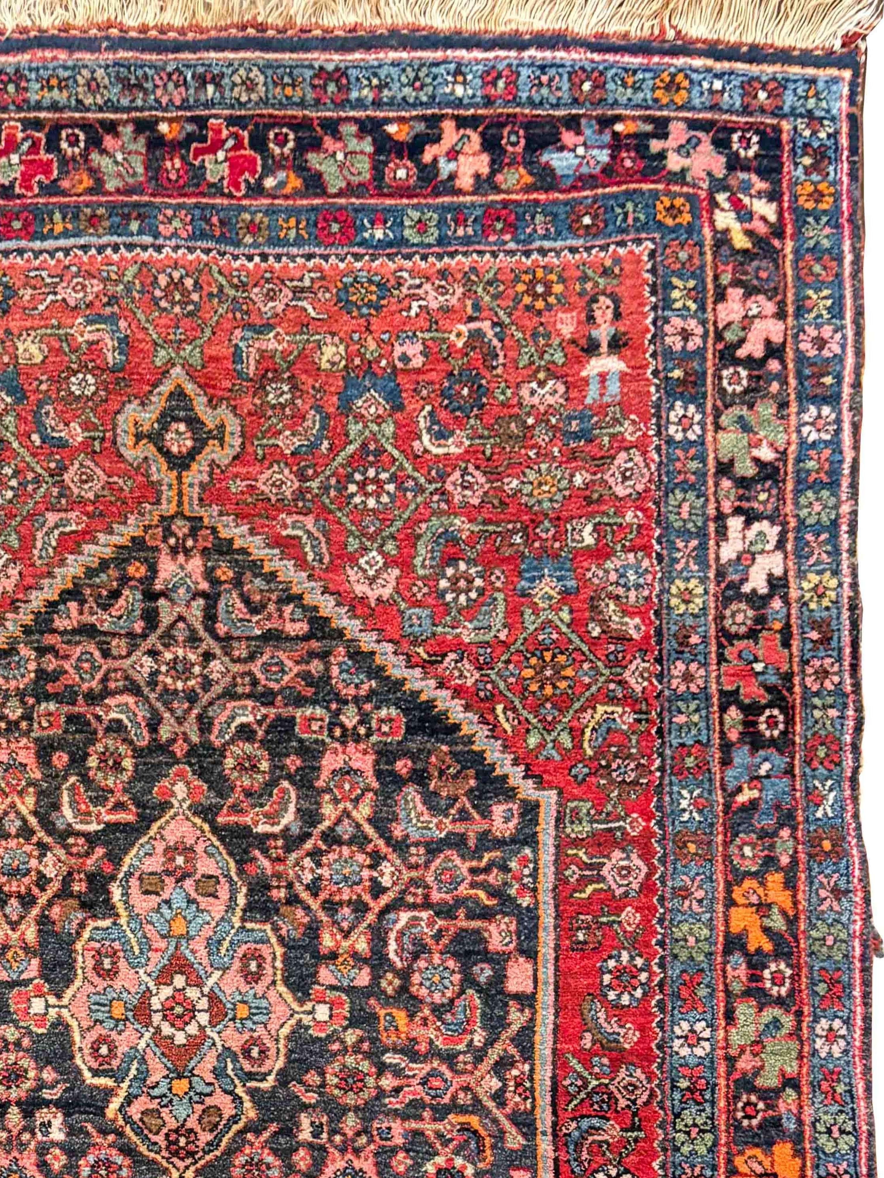 Bidjar-Teppich, Anfang 20. Jahrhundert (Persisch) im Angebot