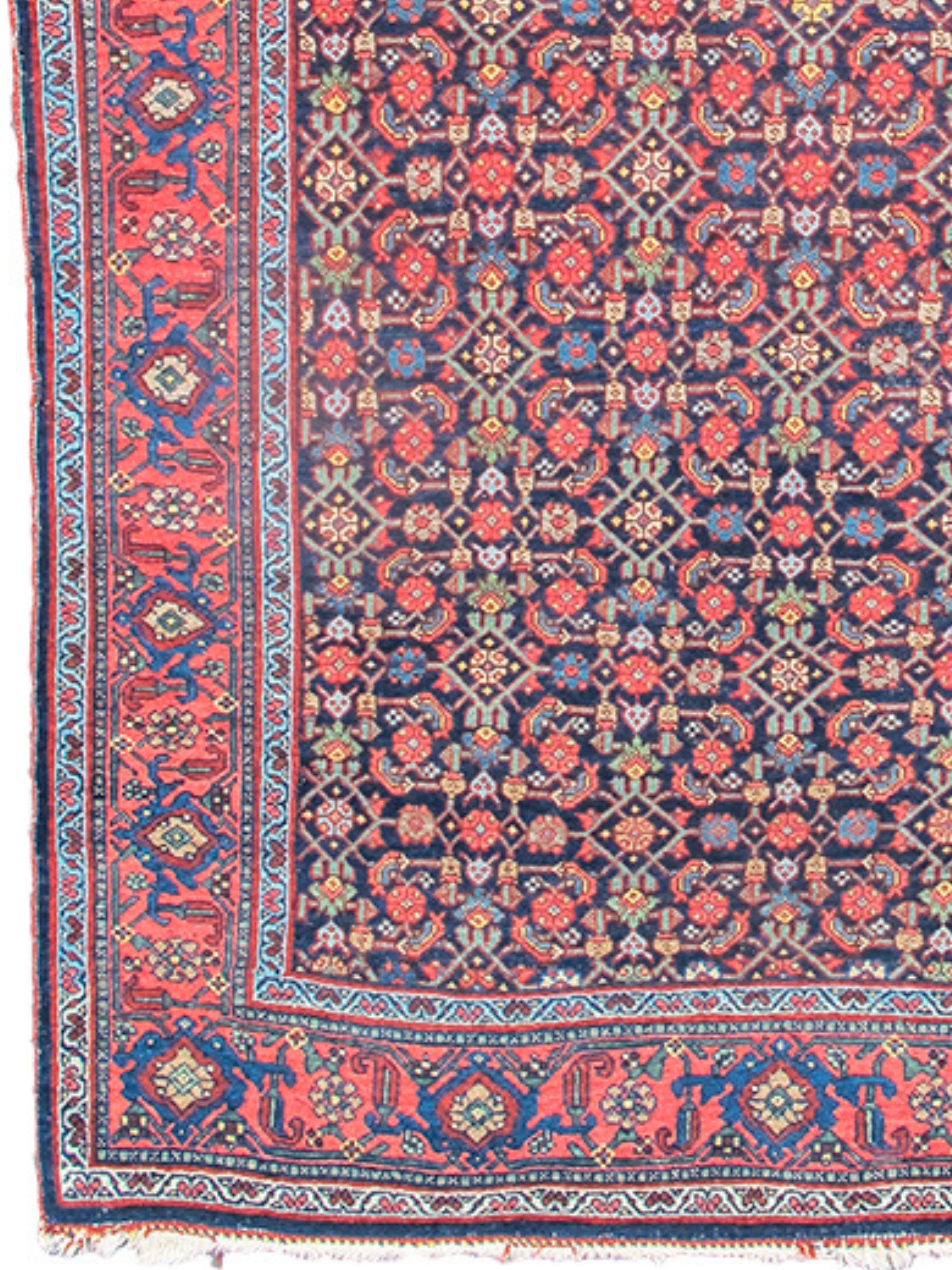 Noué à la main Tapis Bidjar, début du 20e siècle en vente